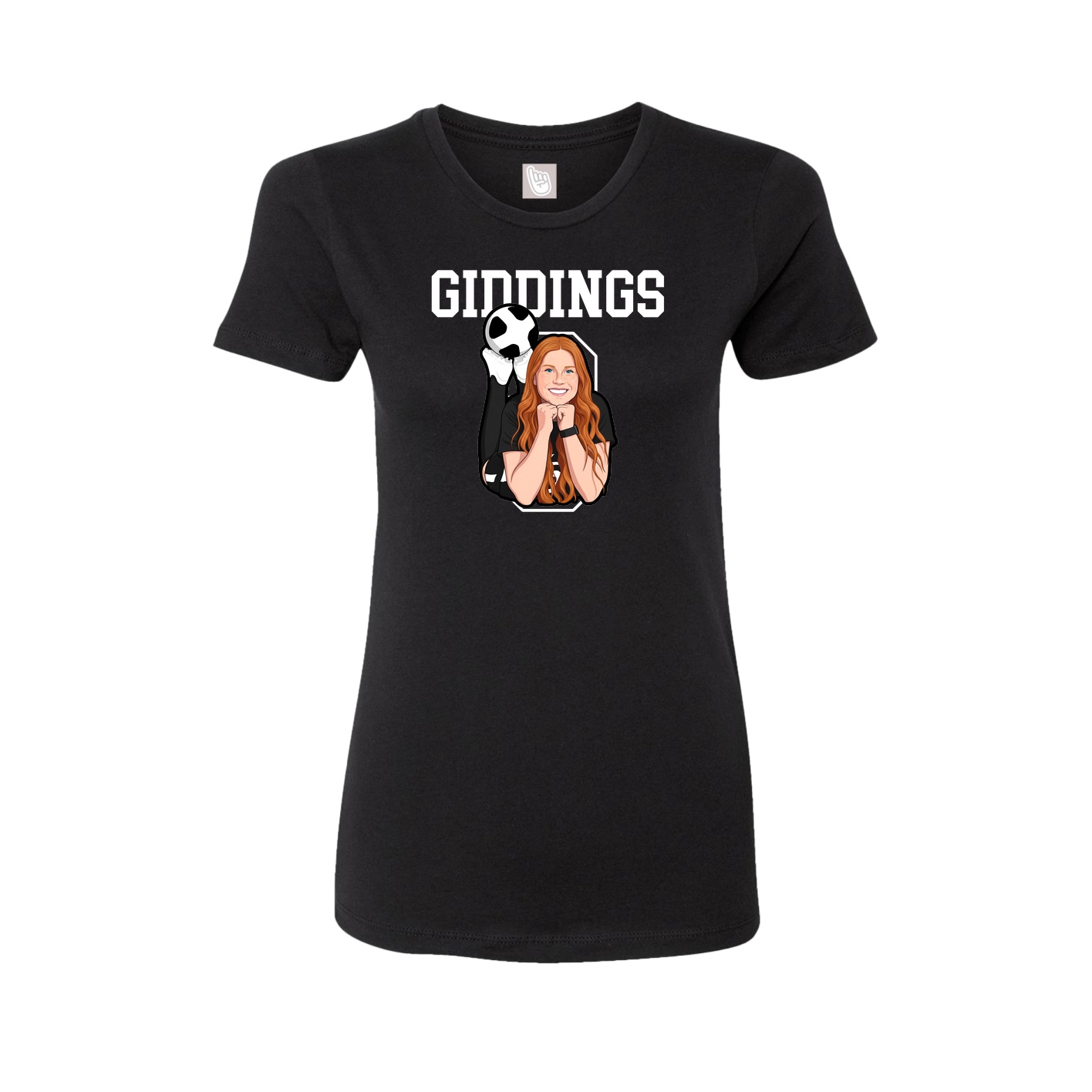 Fitted Women's Tee — Shirsey in Black