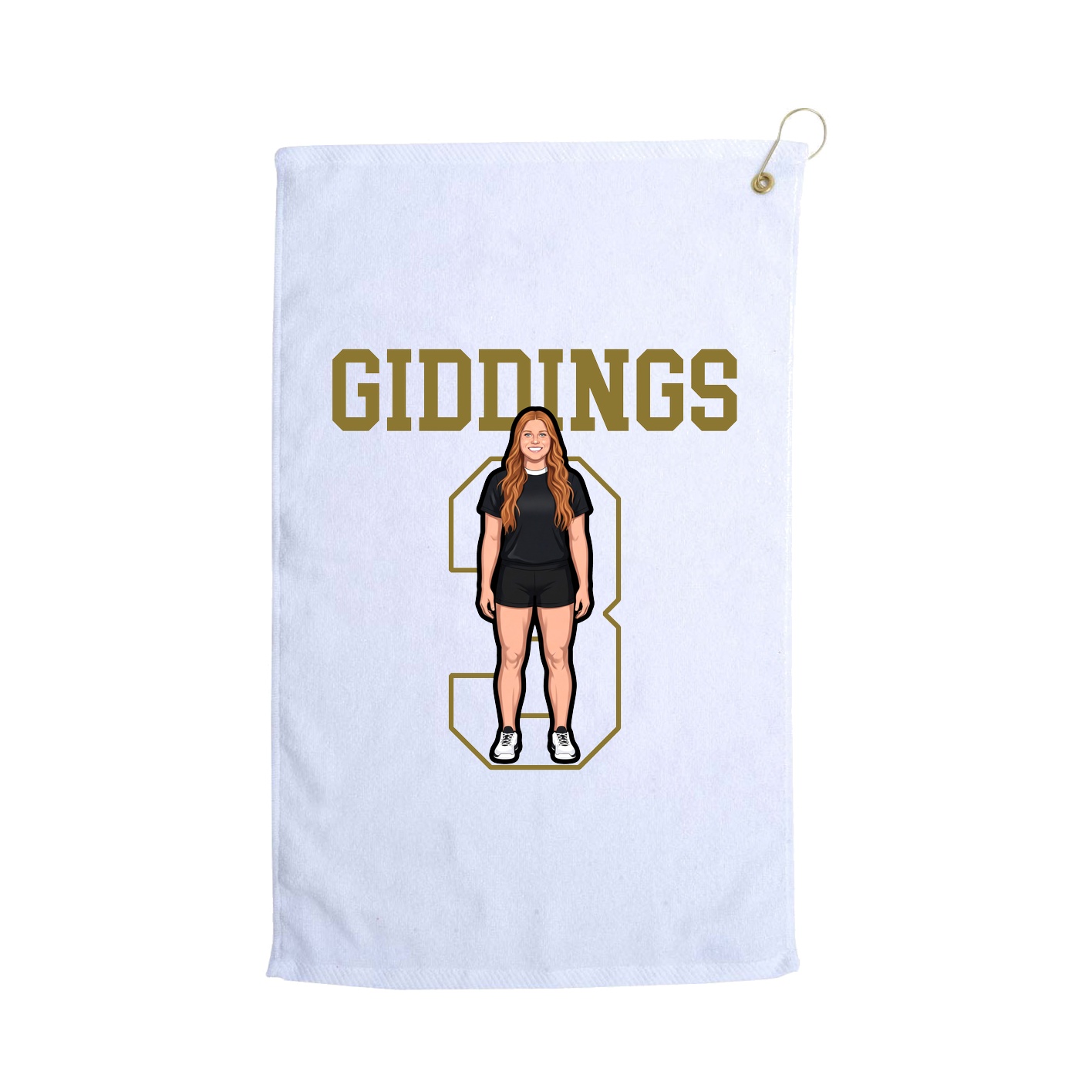 Golf Towel — Shirsey in White