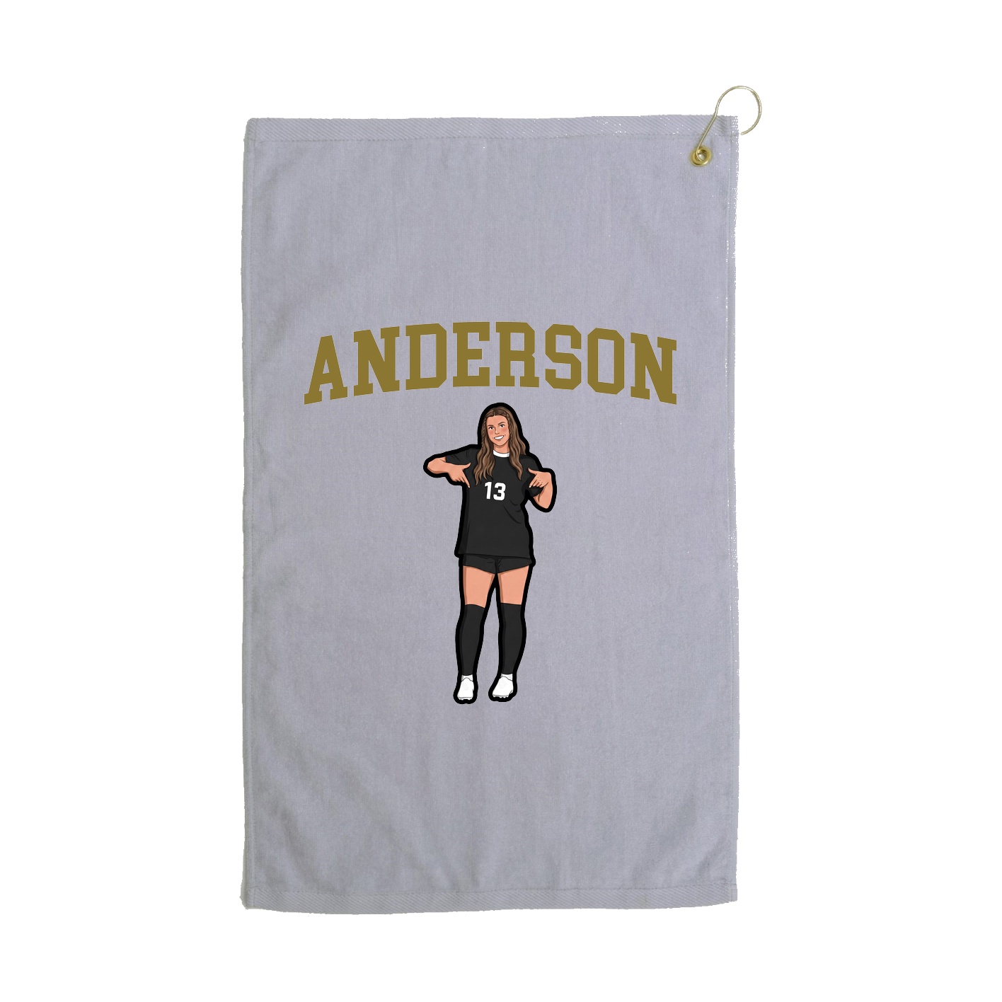 Golf Towel — Shirsey in Grey