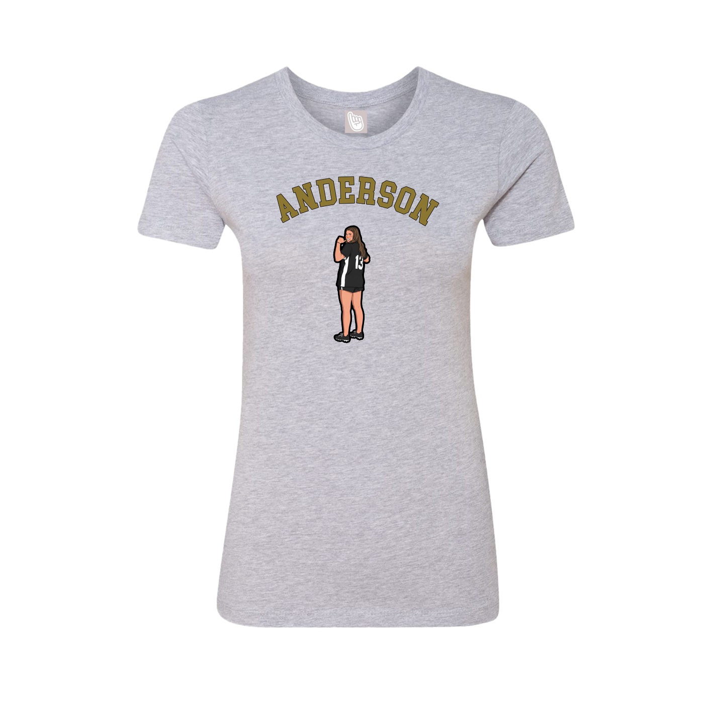Womens Tee — Shirsey Arch in Grey