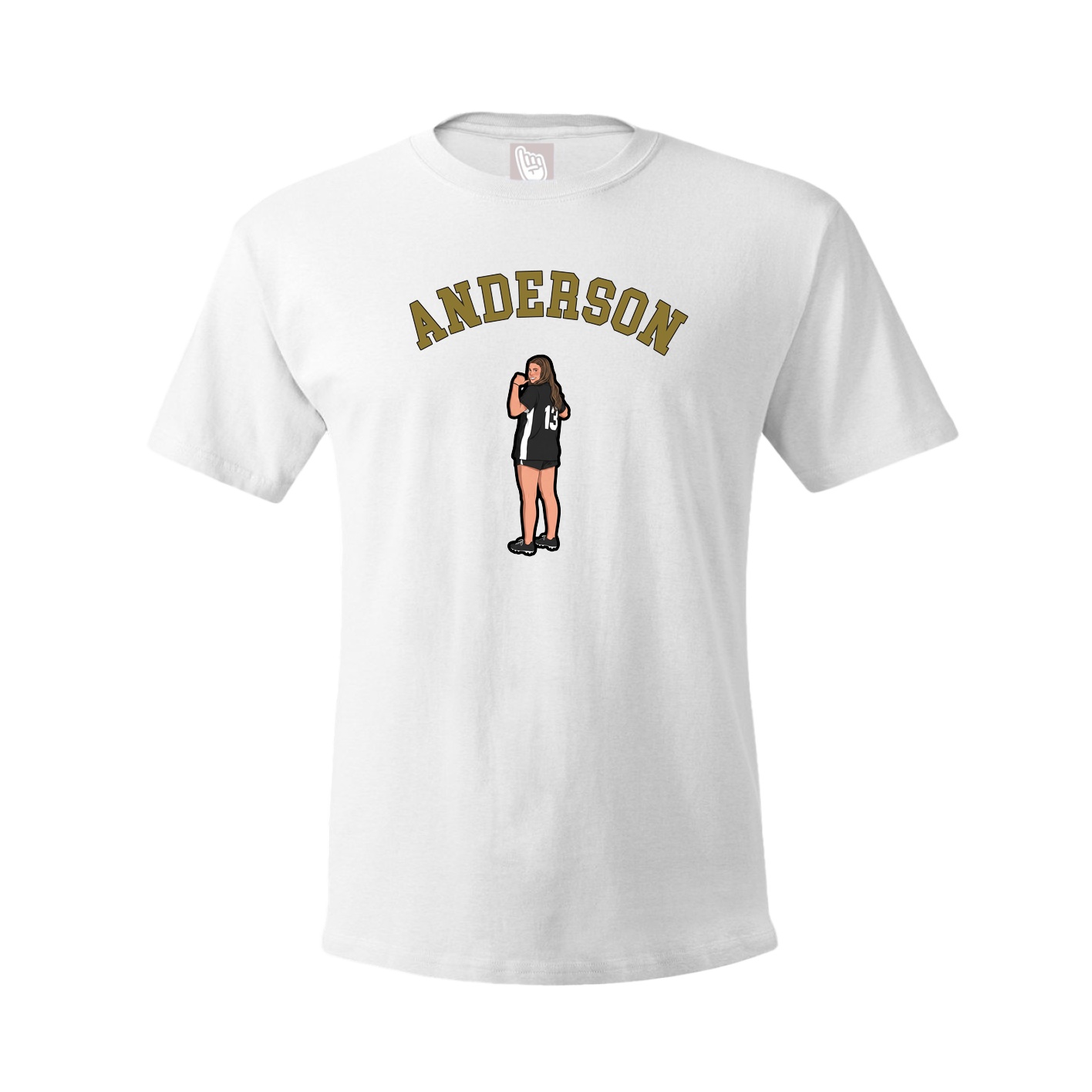 Youth Tee — Shirsey Arch in White