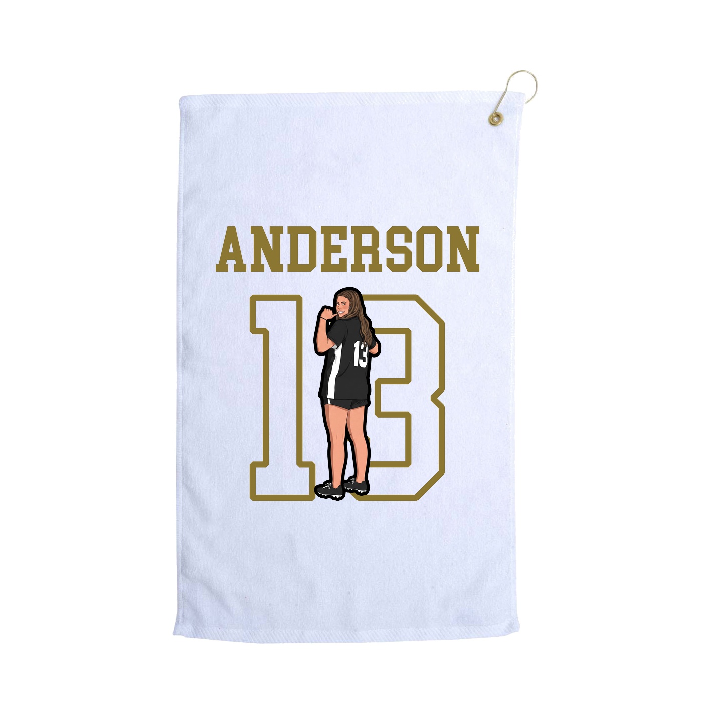 Golf Towel — Shirsey in White