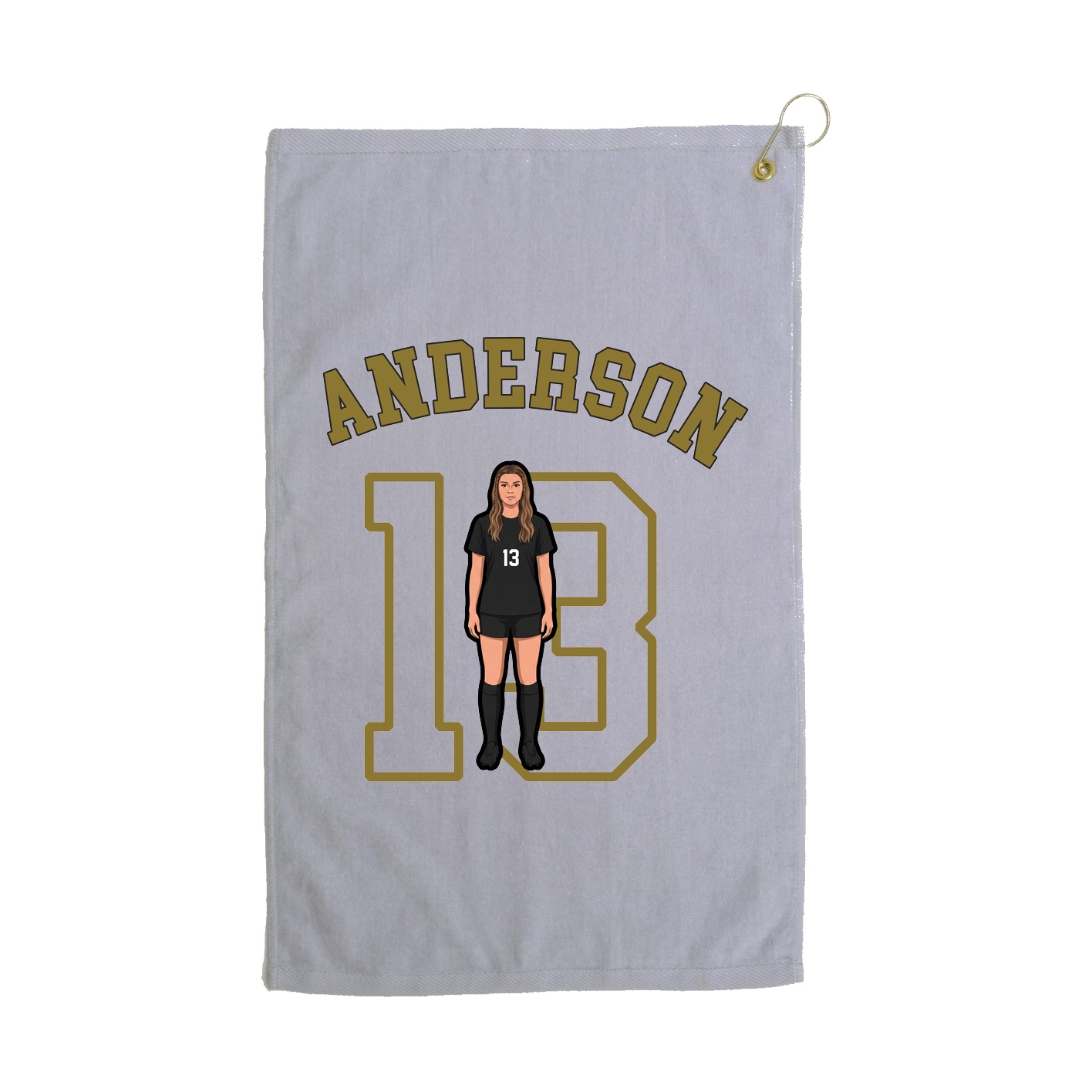 Golf Towel — Shirsey Arch in Grey