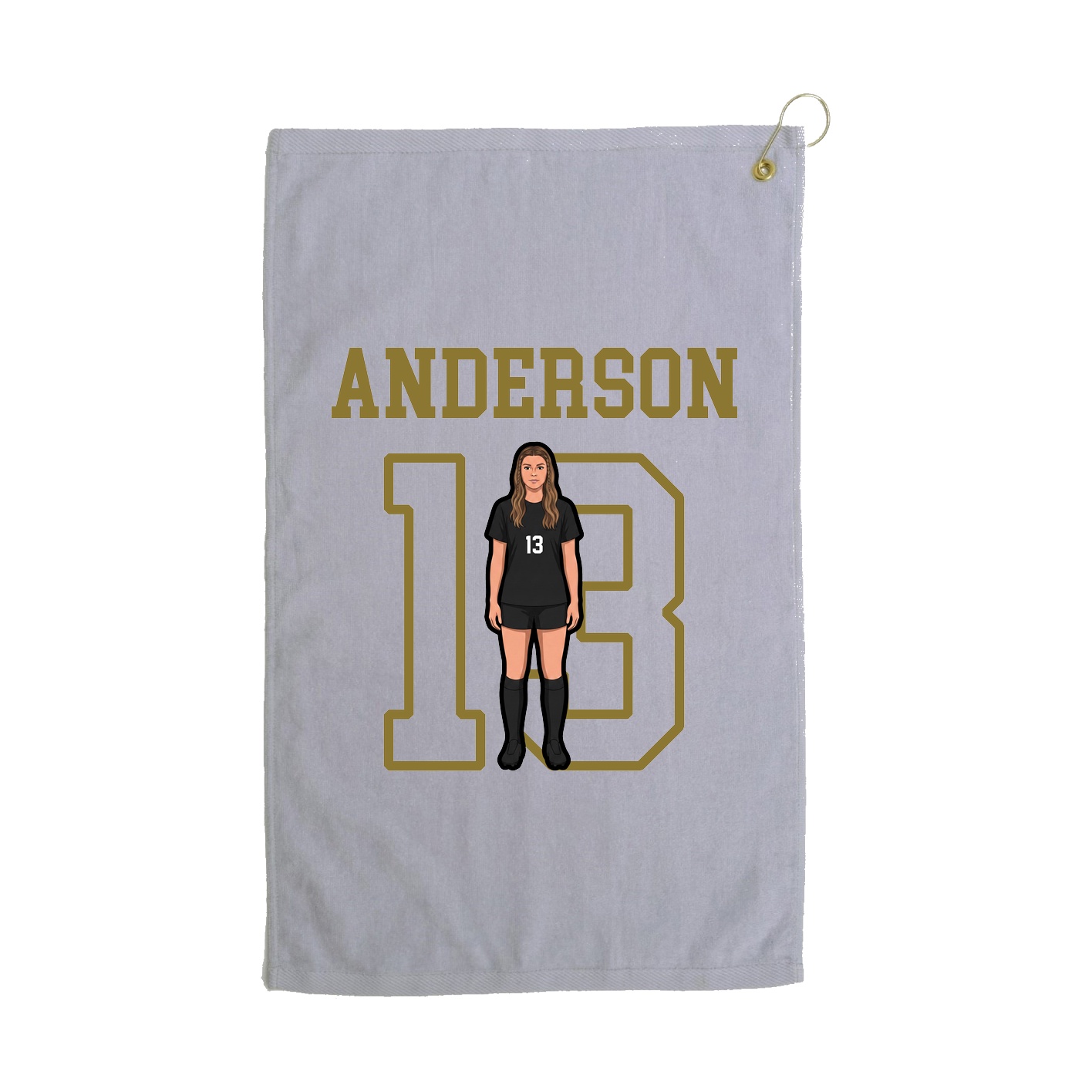 Golf Towel — Shirsey in Grey