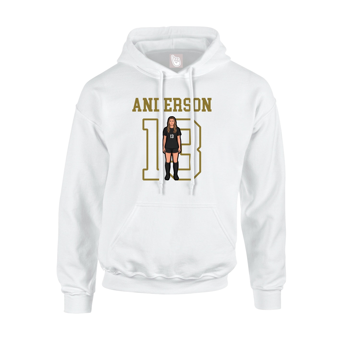 Youth Hoodie — Shirsey in White