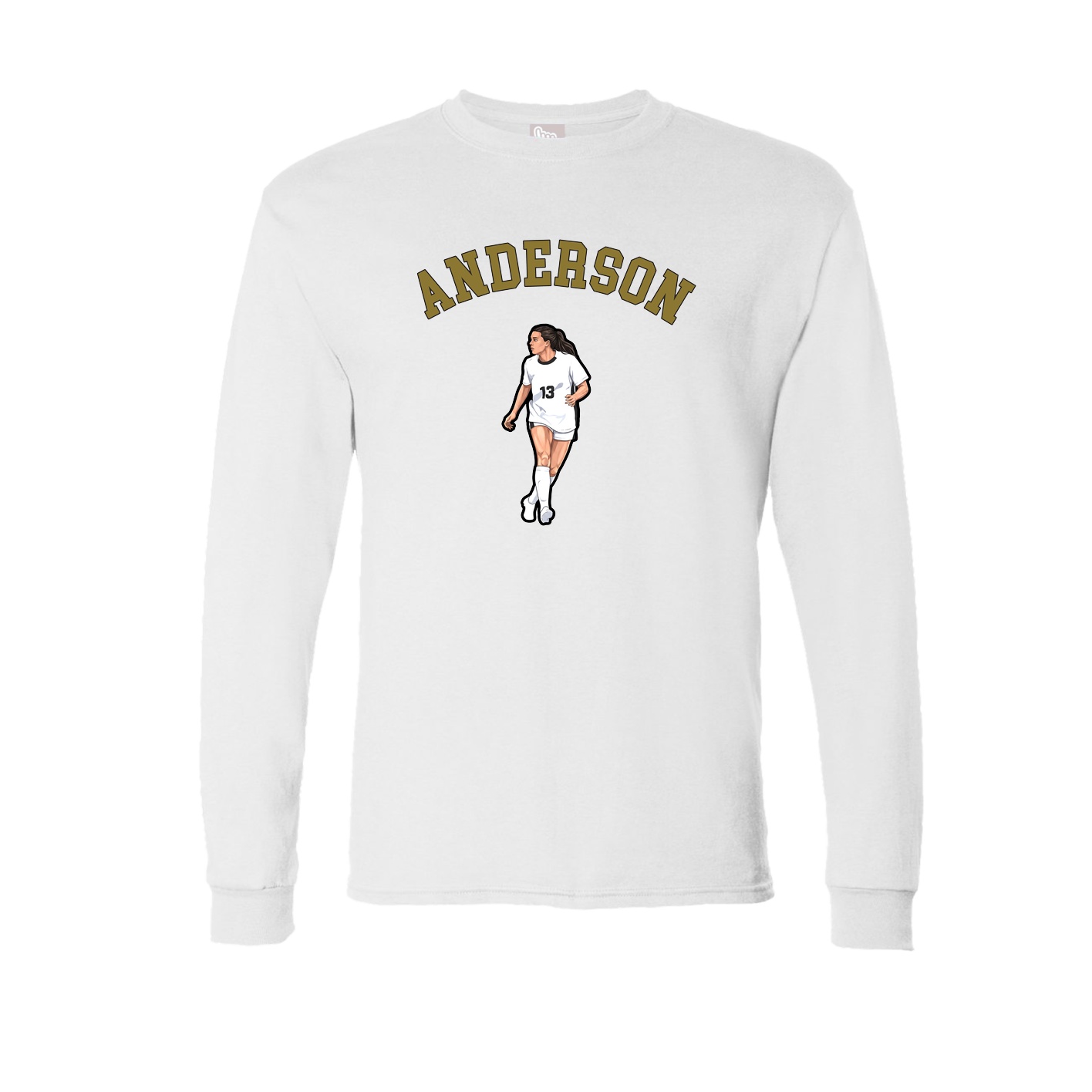 Long Sleeve Tee — Shirsey Arch in White