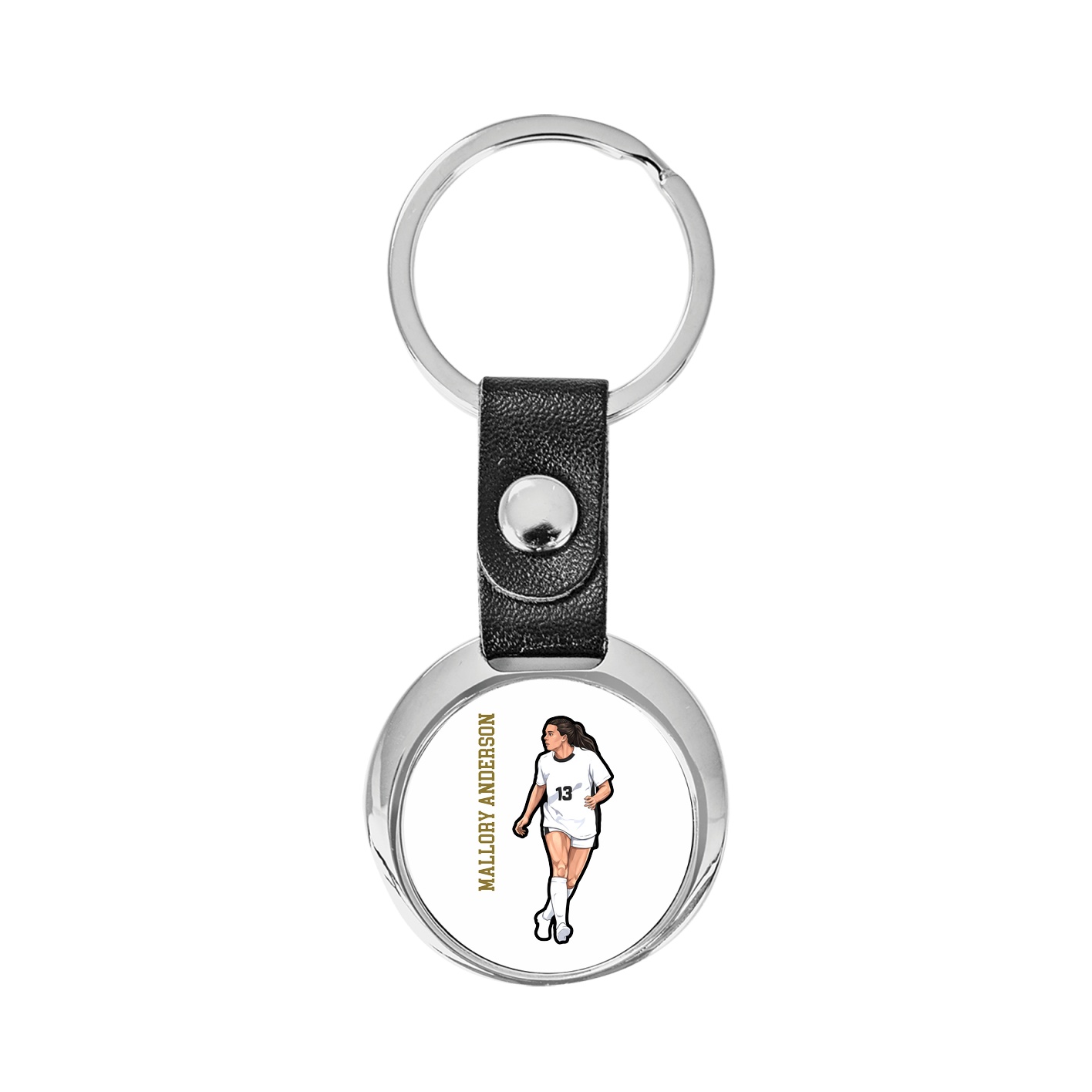 Key Chain — Name Vertical in Classic