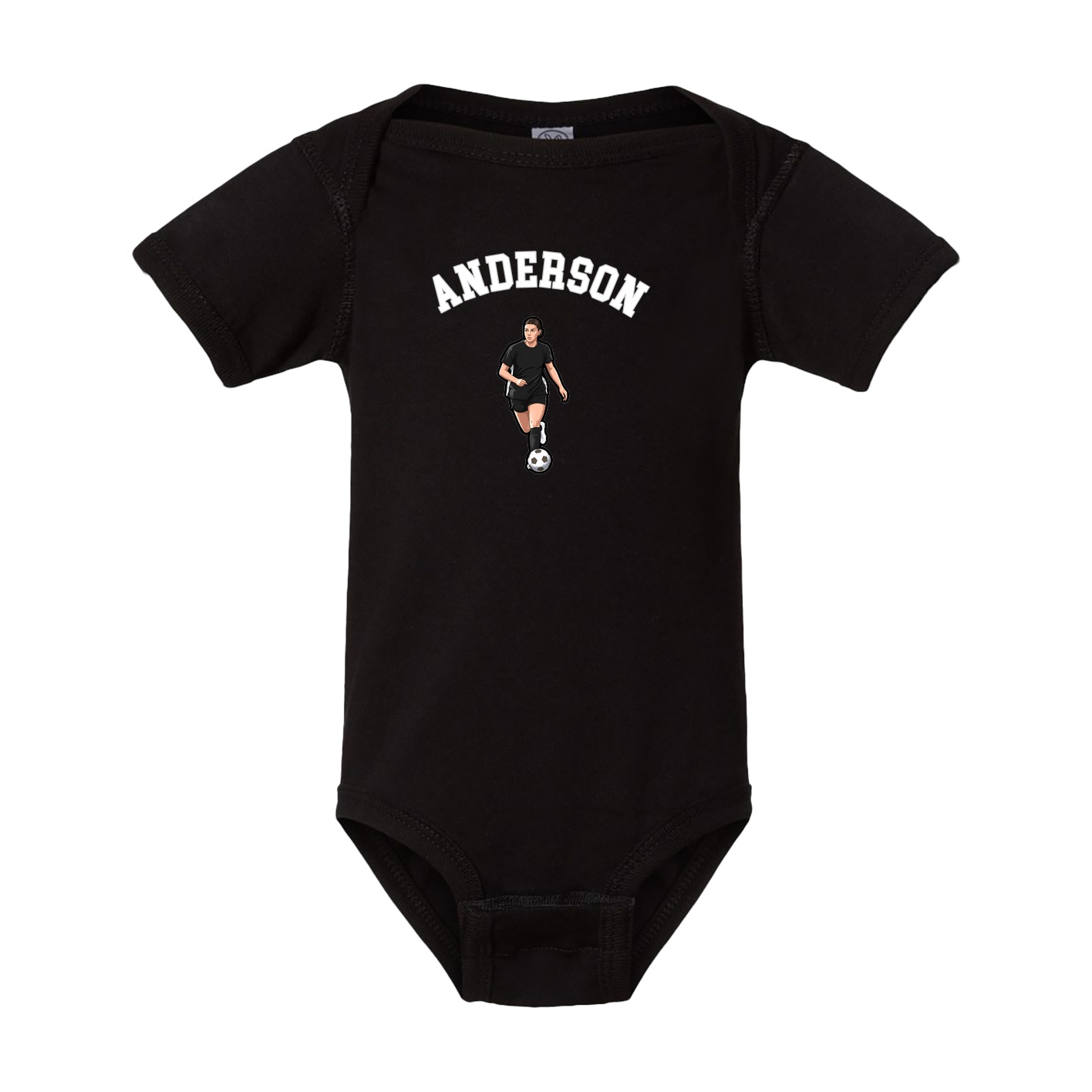 Baby Onesie — Shirsey Arch in Black