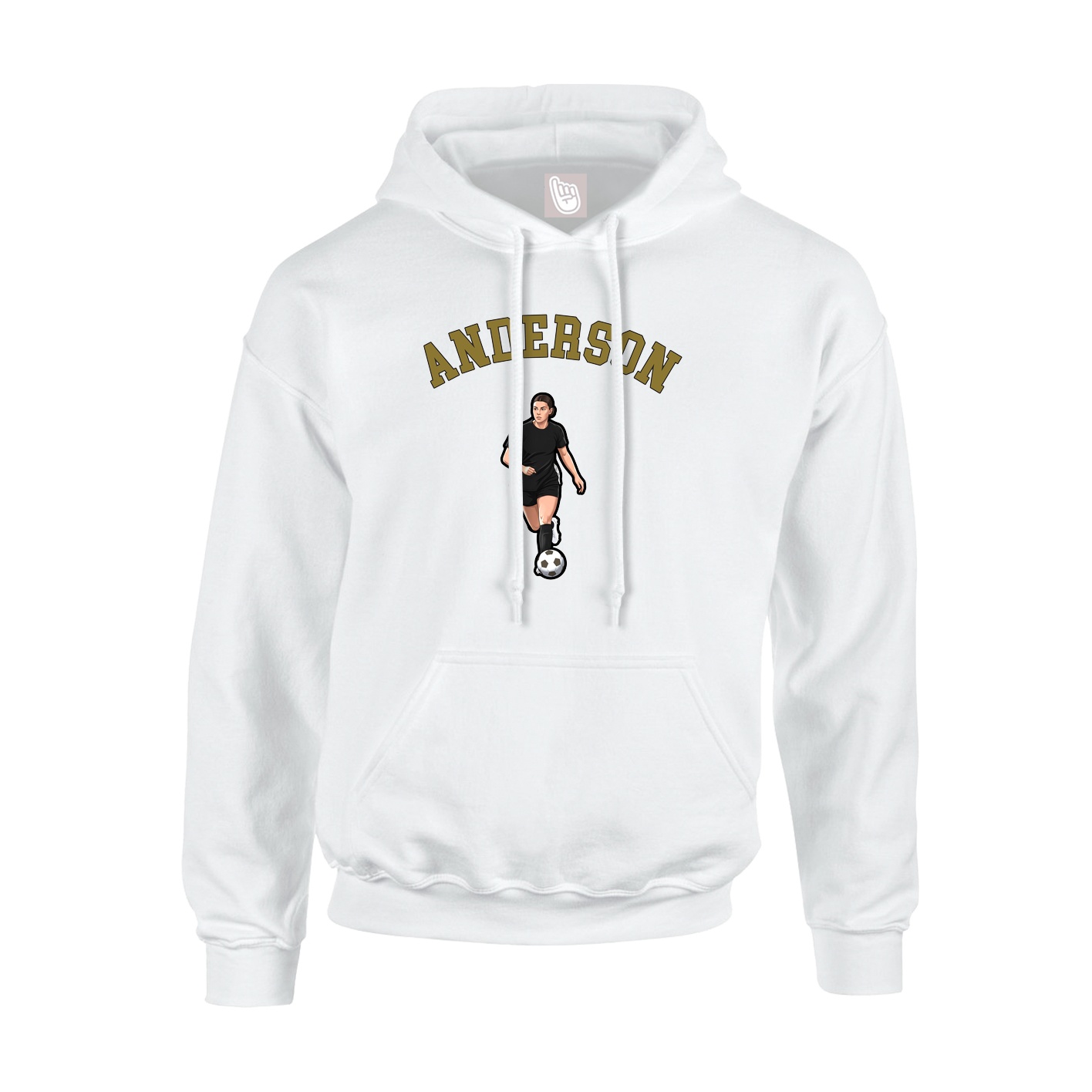 Hoodie — Shirsey Arch in White