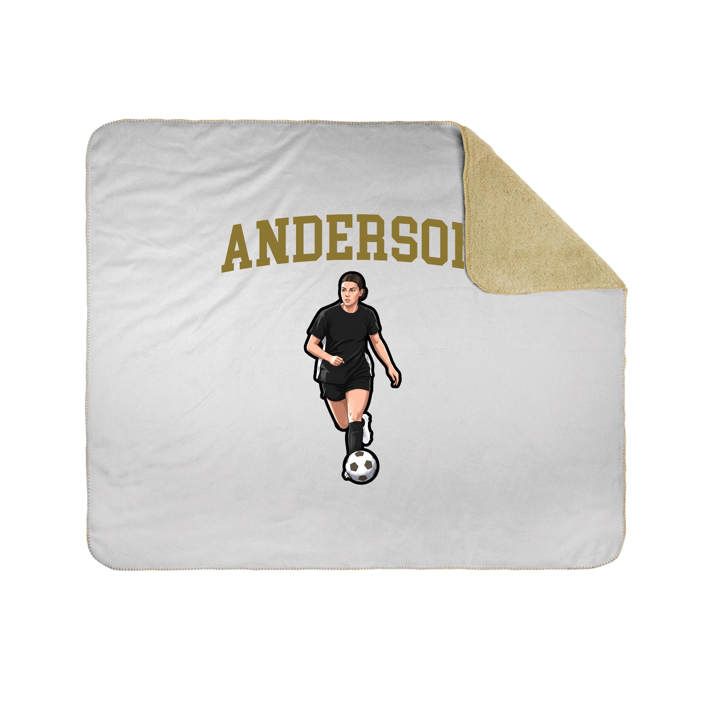 Throw Blanket — Shirsey in White