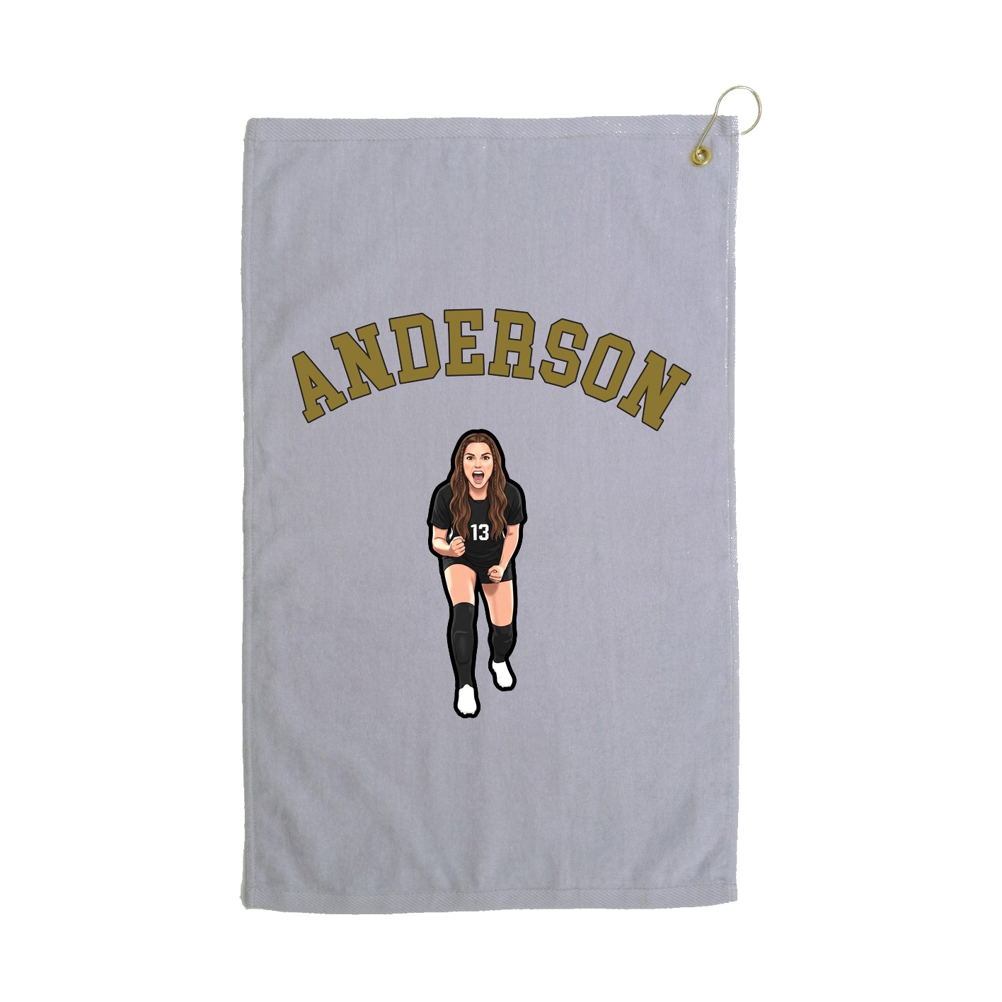 Golf Towel — Shirsey Arch in Grey