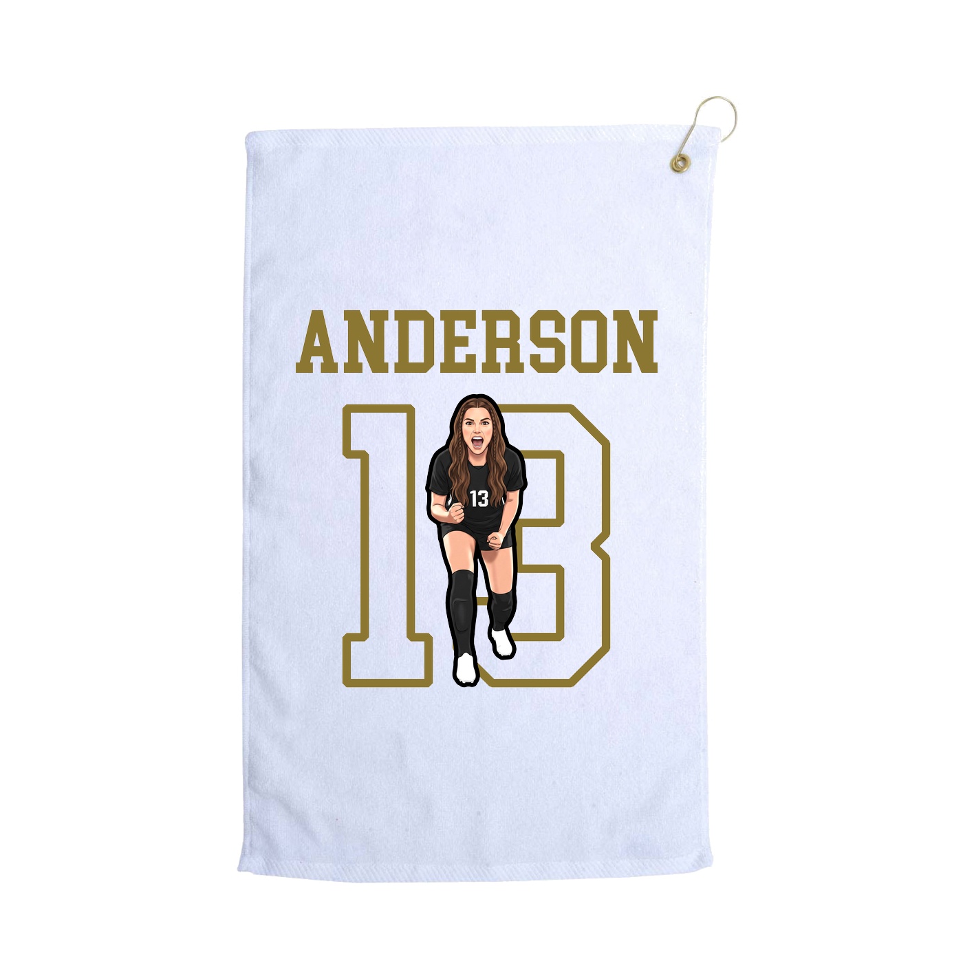 Golf Towel — Shirsey in White
