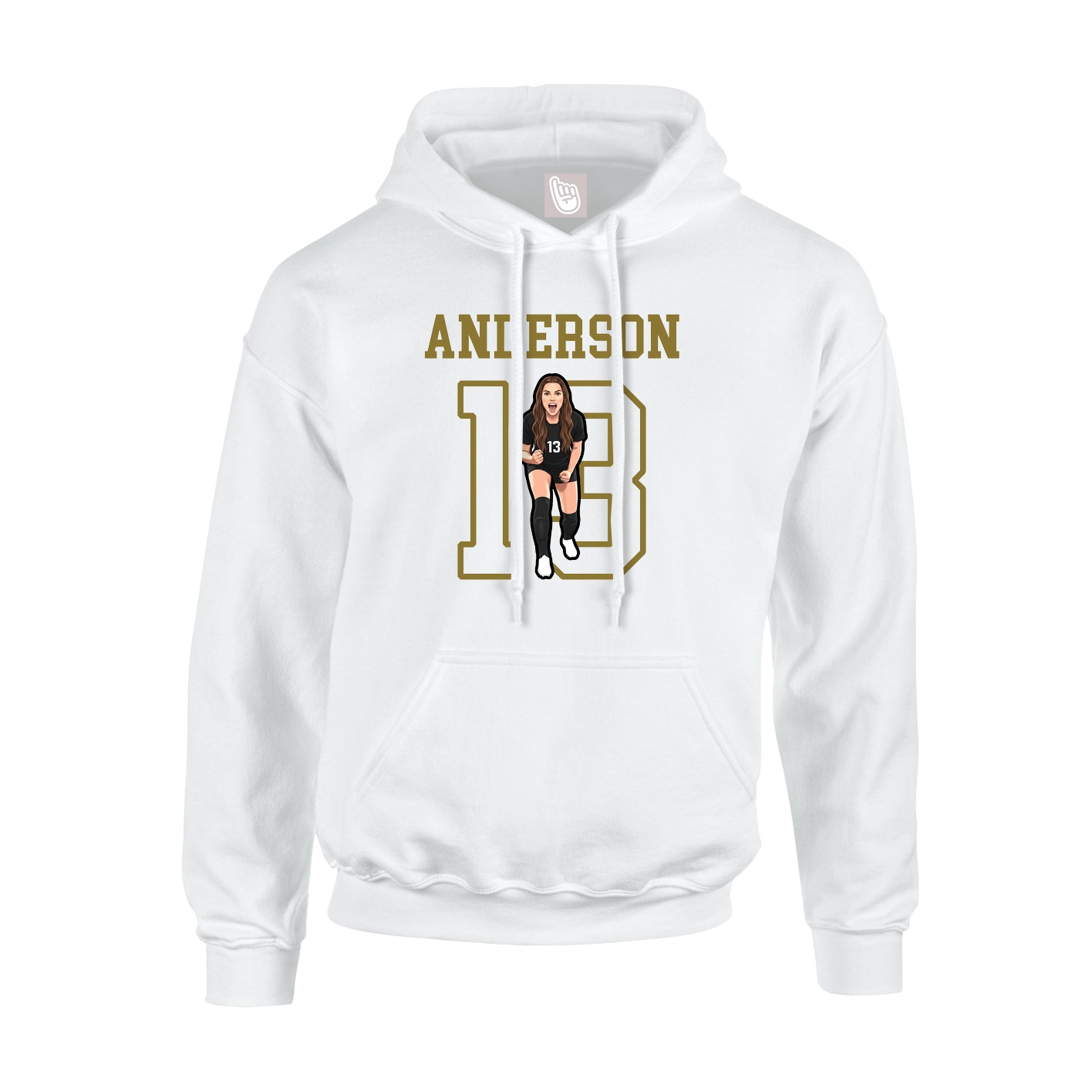 Hoodie — Shirsey in White