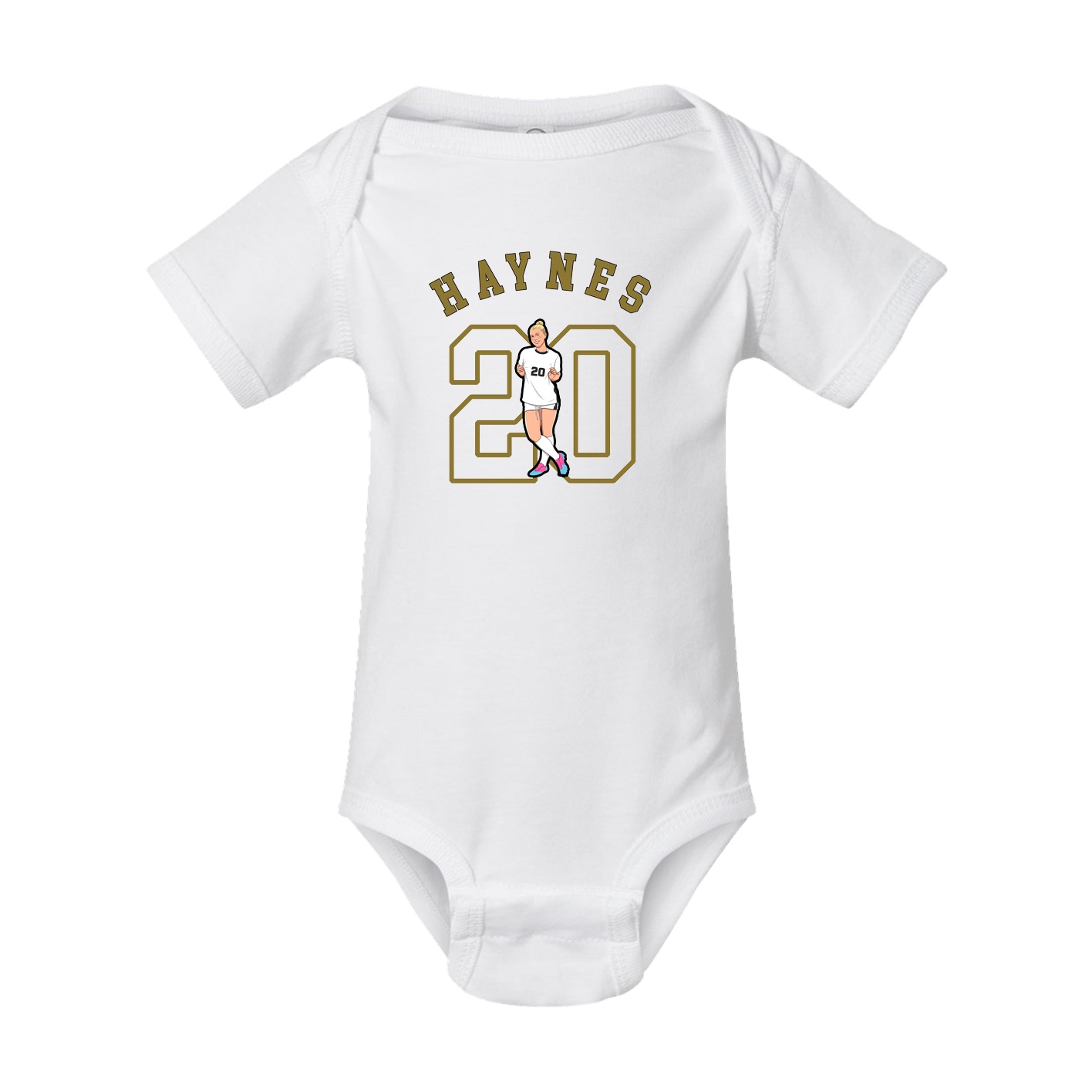 Baby Onesie — Shirsey Arch in White