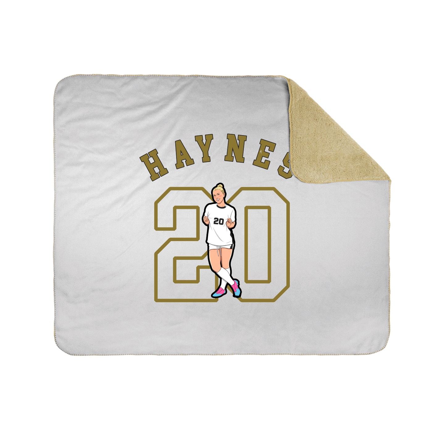 Throw Blanket — Shirsey Arch in White