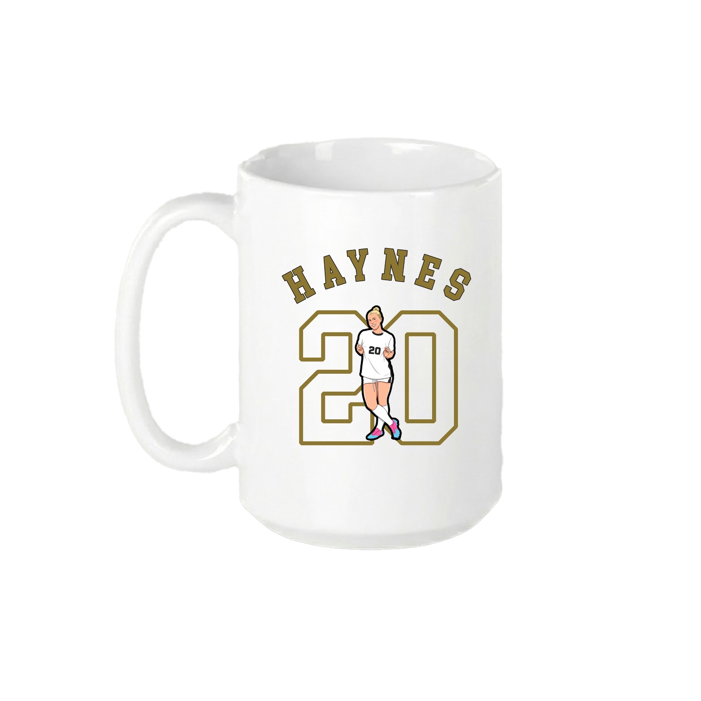 15oz Coffee Mug — Shirsey Arch in White