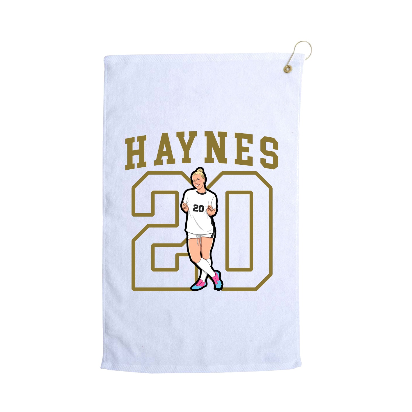 Golf Towel — Shirsey in White