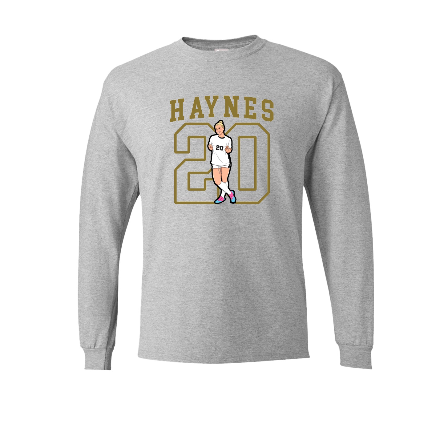 Long Sleeve Tee — Shirsey in Grey