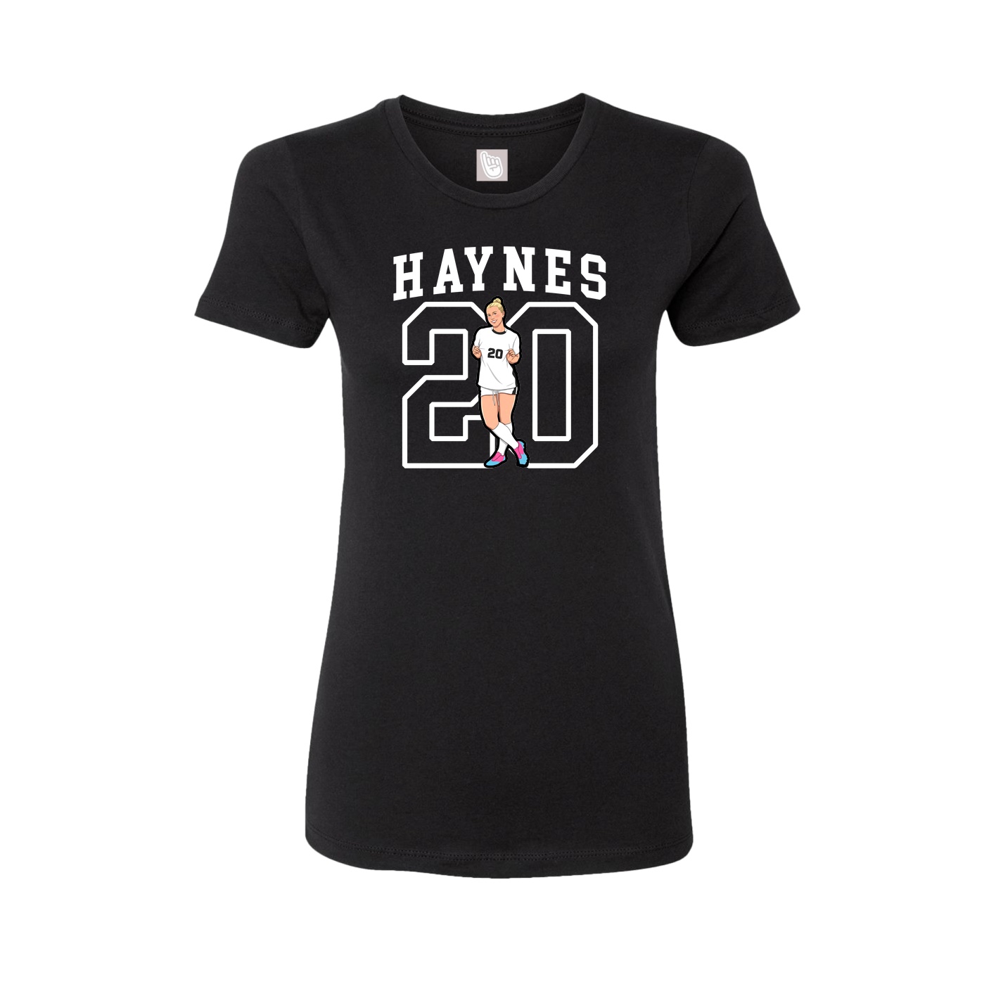 Fitted Women's Tee — Shirsey in Black