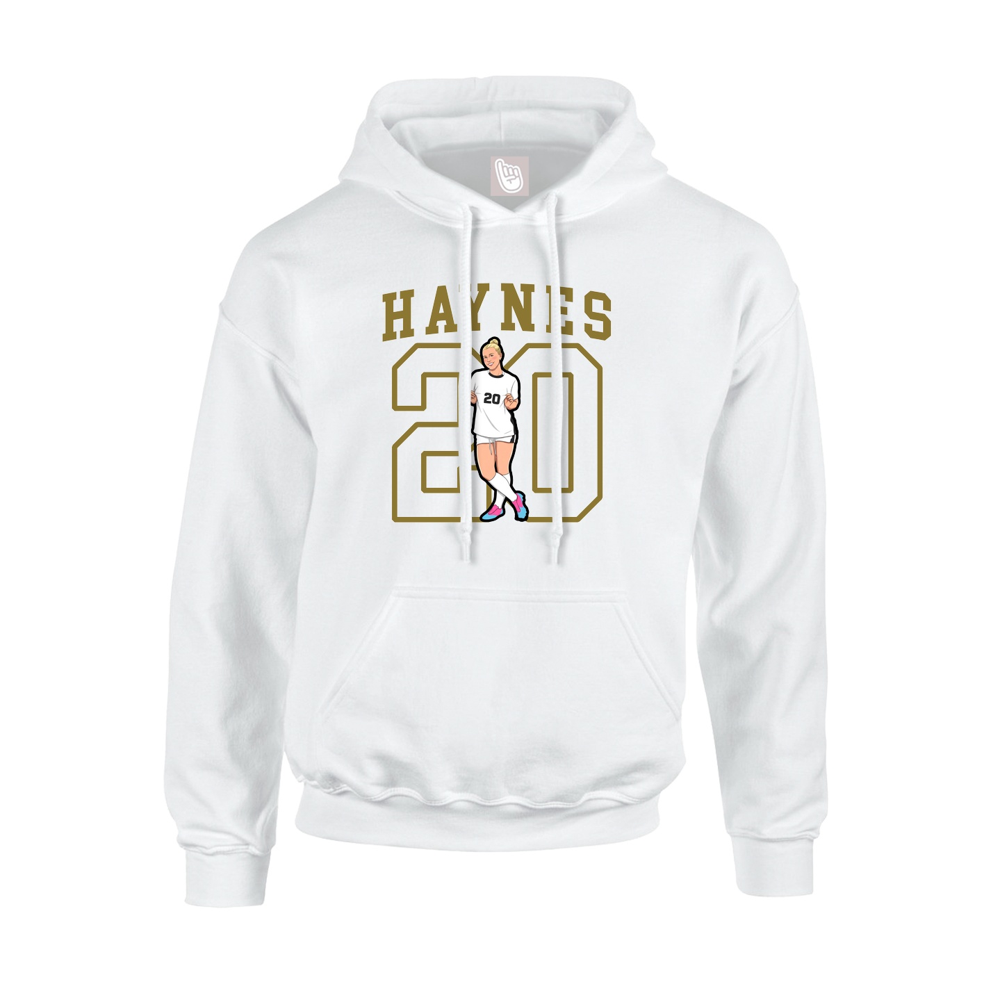 Hoodie — Shirsey in White