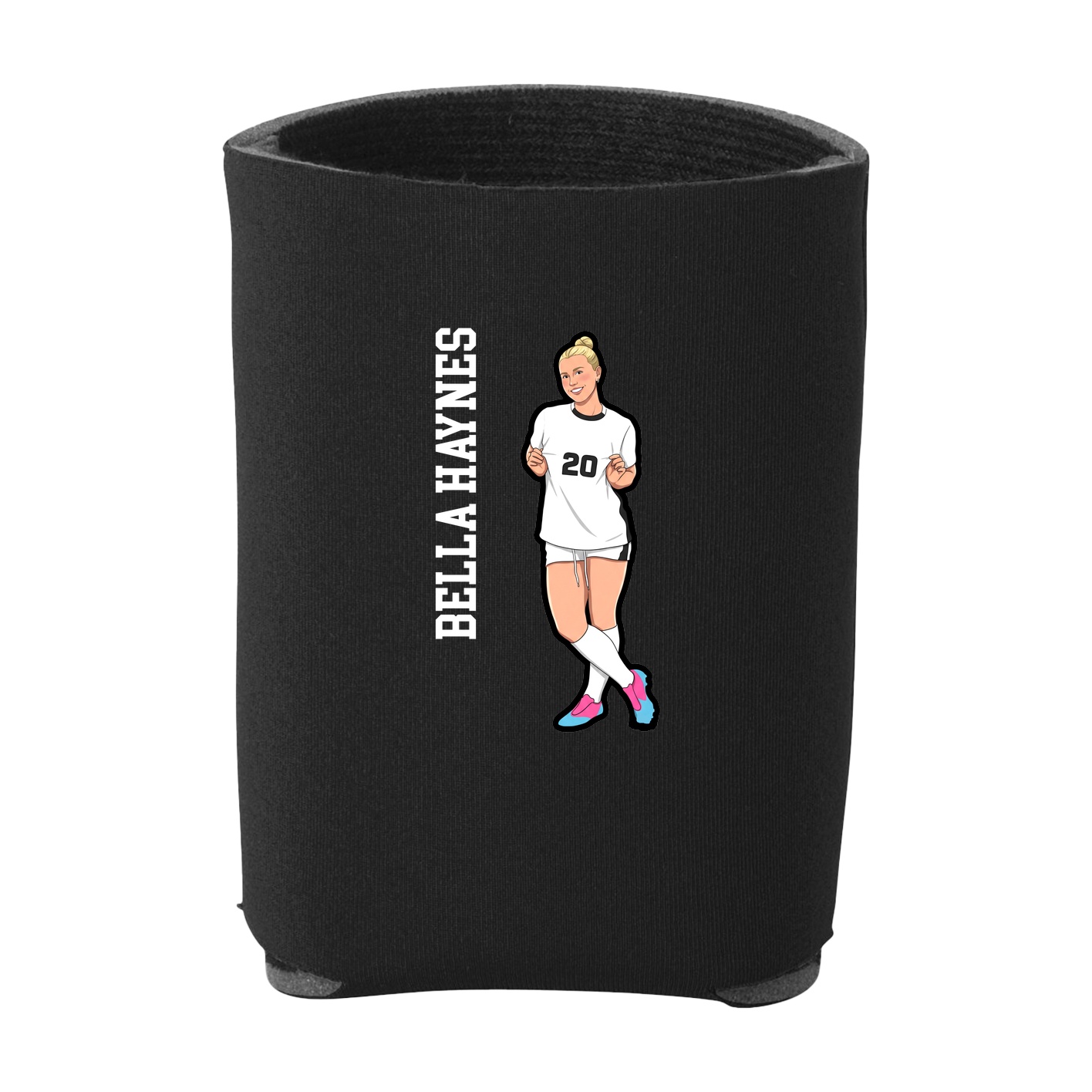 Can Holder — Name Vertical in Black