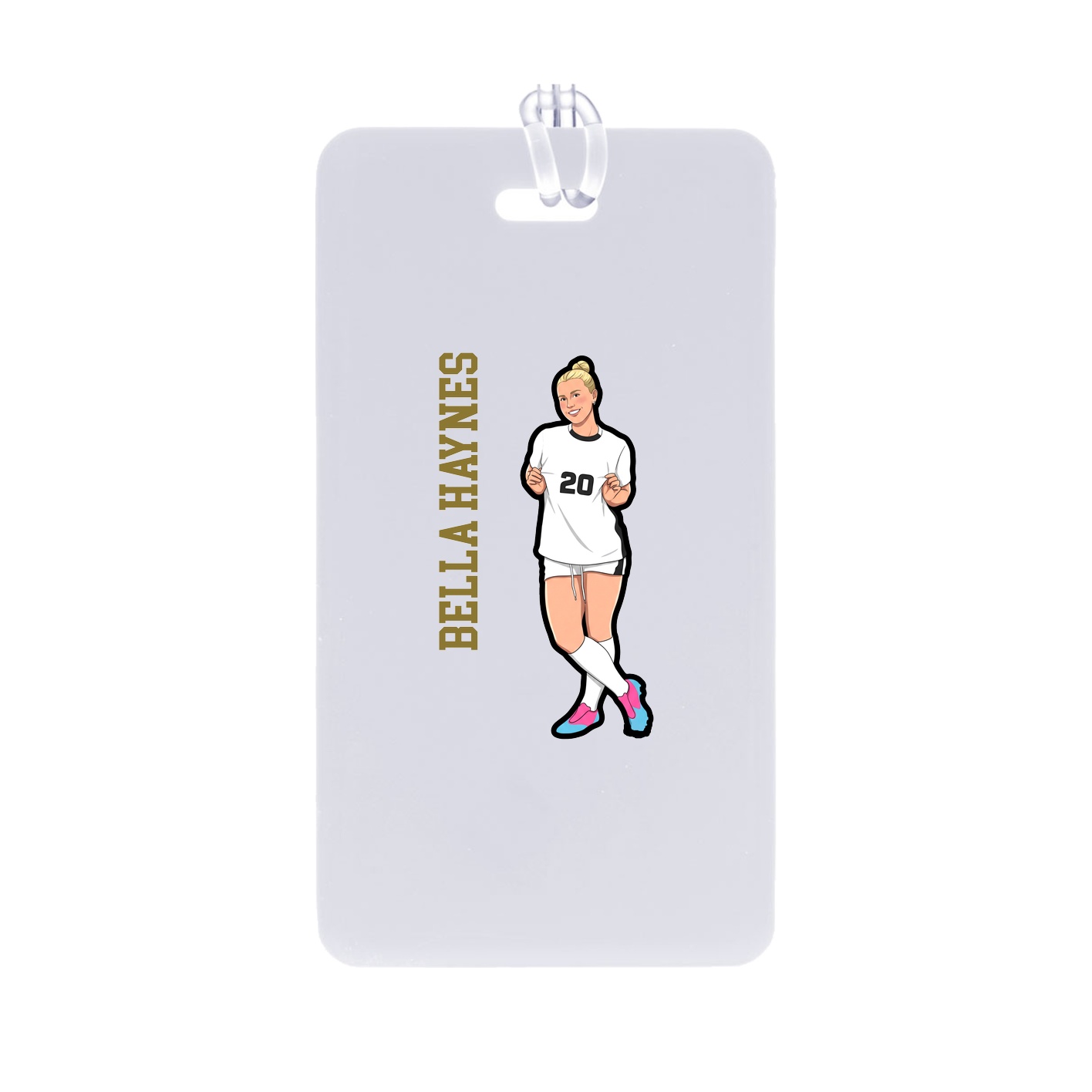 Bag Tag — Name Vertical in Classic