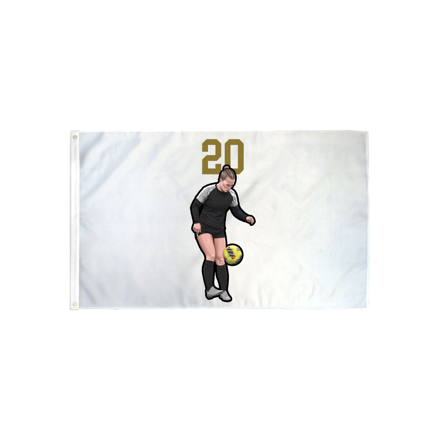 3x5 Flag — Number Top in Classic