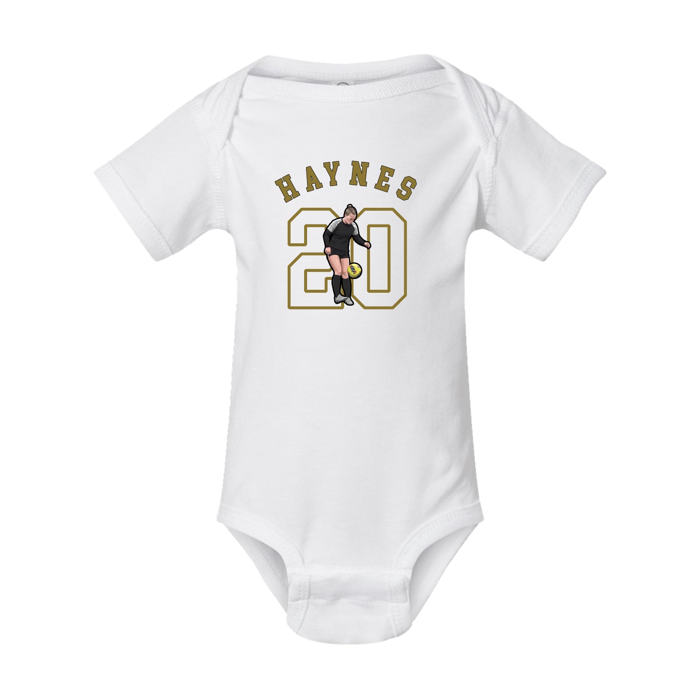 Baby Onesie — Shirsey Arch in White