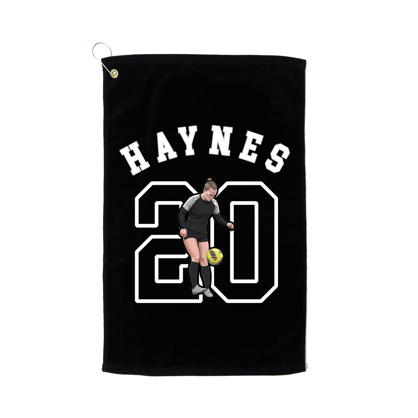 Golf Towel — Shirsey Arch in Black