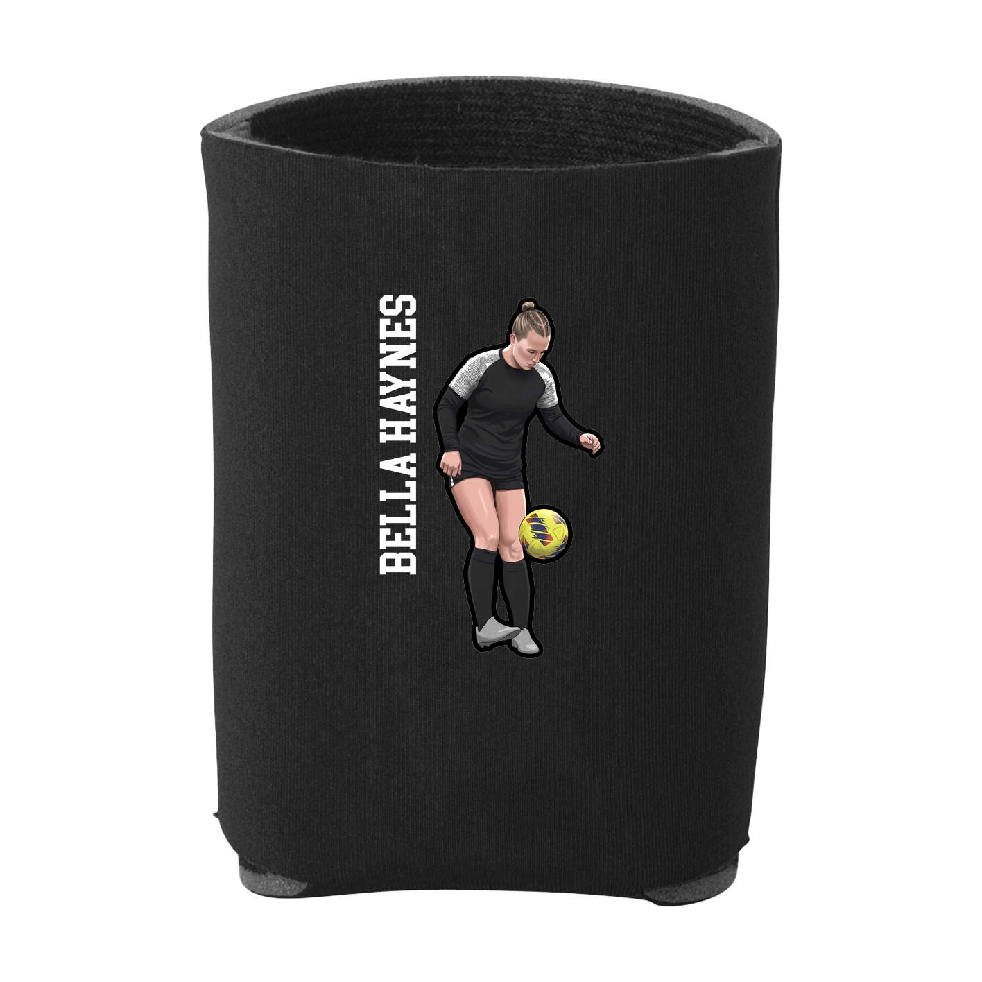 Can Holder — Name Vertical in Black