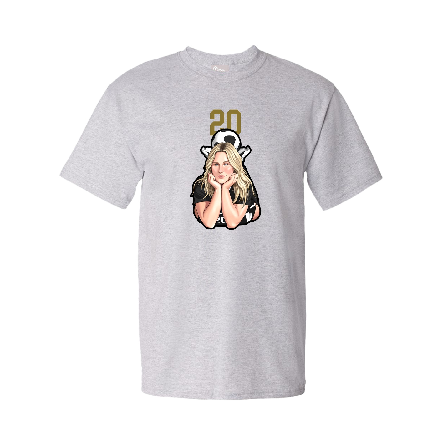 Tee — Number Top in Grey