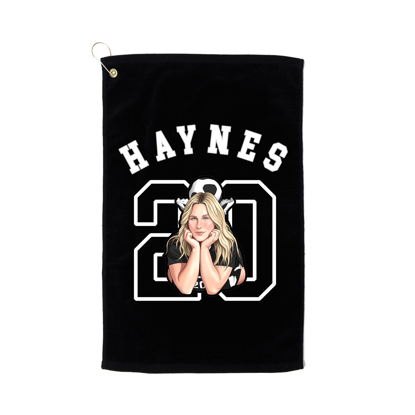 Golf Towel — Shirsey Arch in Black