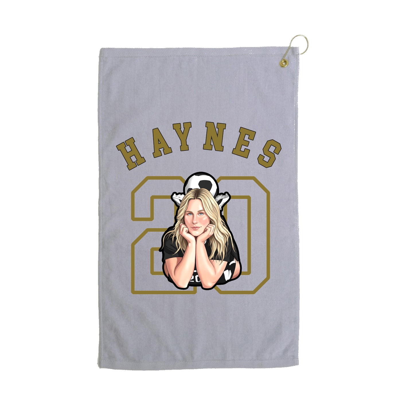 Golf Towel — Shirsey Arch in Grey