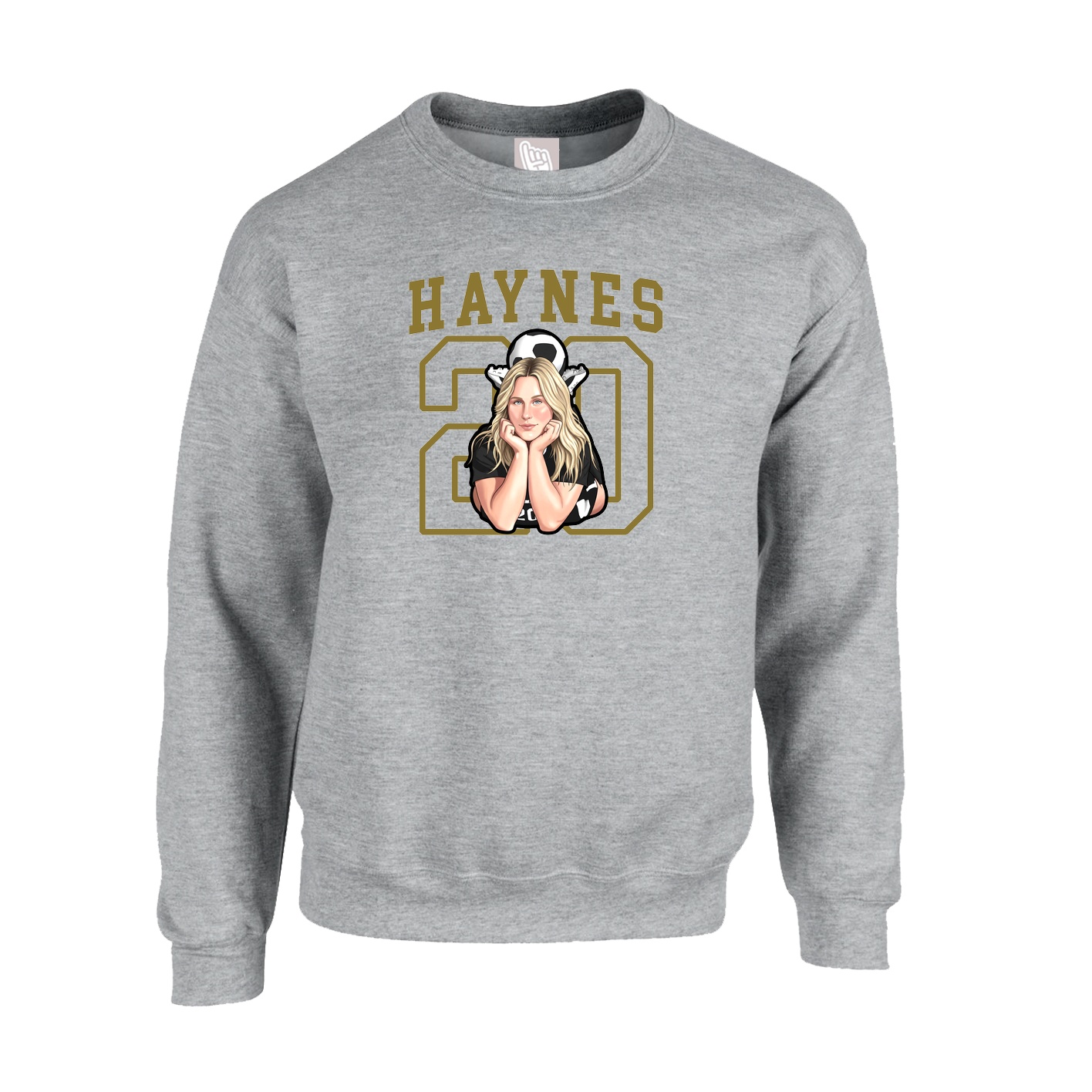Fleece Crew — Shirsey in Grey