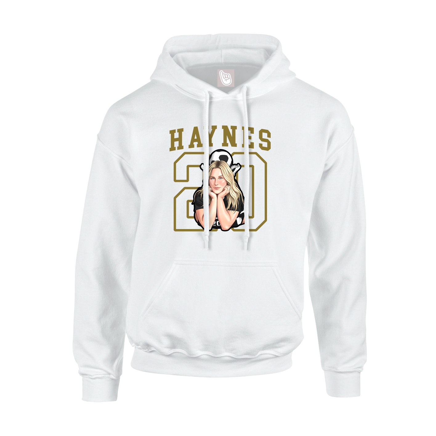 Youth Hoodie — Shirsey in White