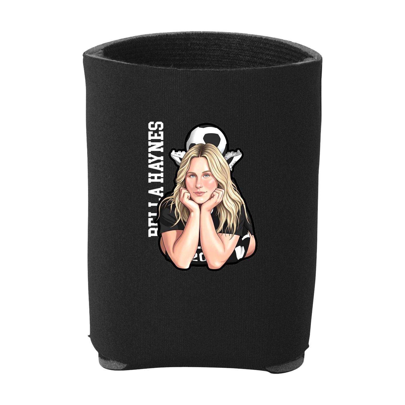 Can Holder — Name Vertical in Black