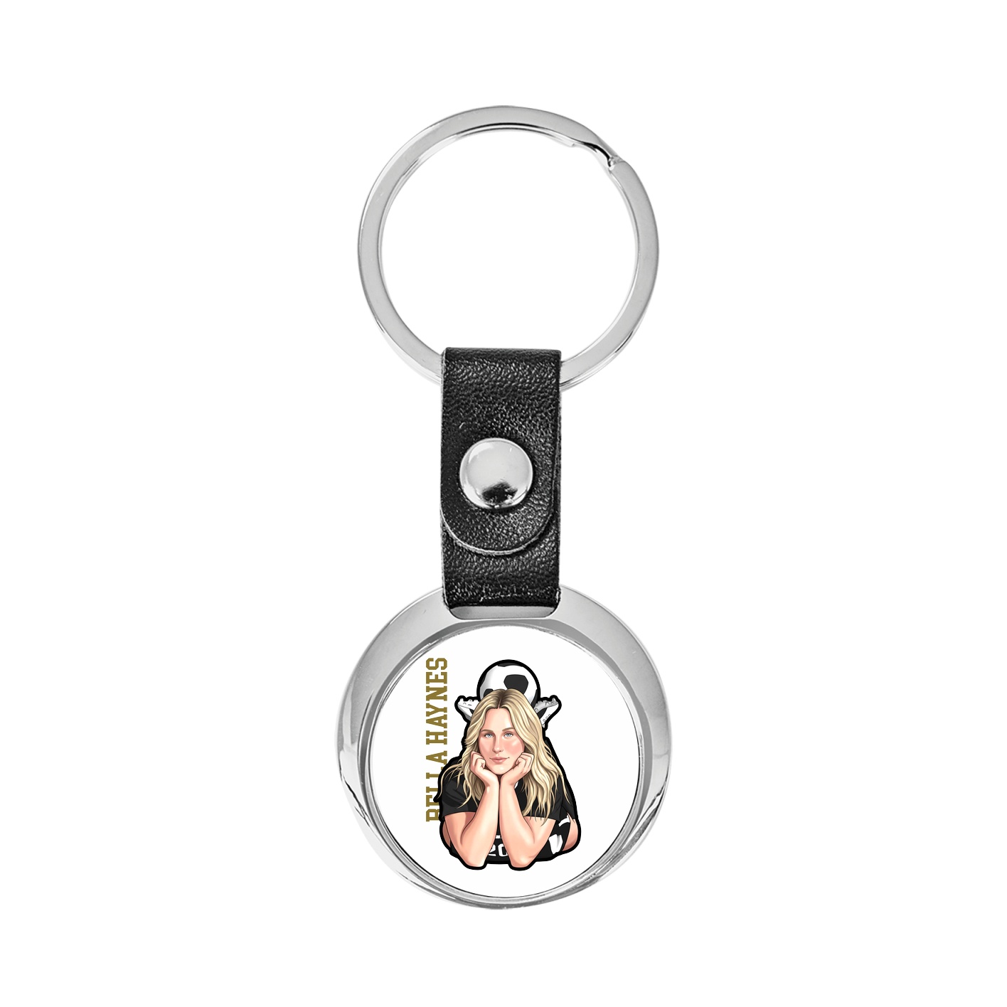 Key Chain — Name Vertical in Classic