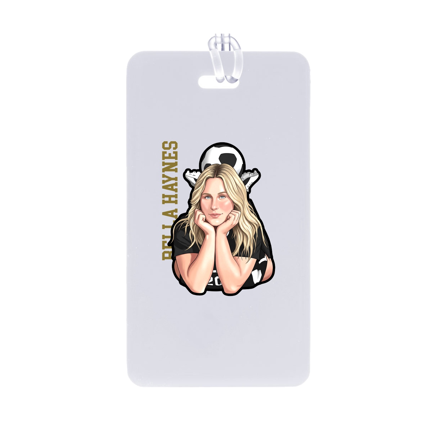 Bag Tag — Name Vertical in Classic