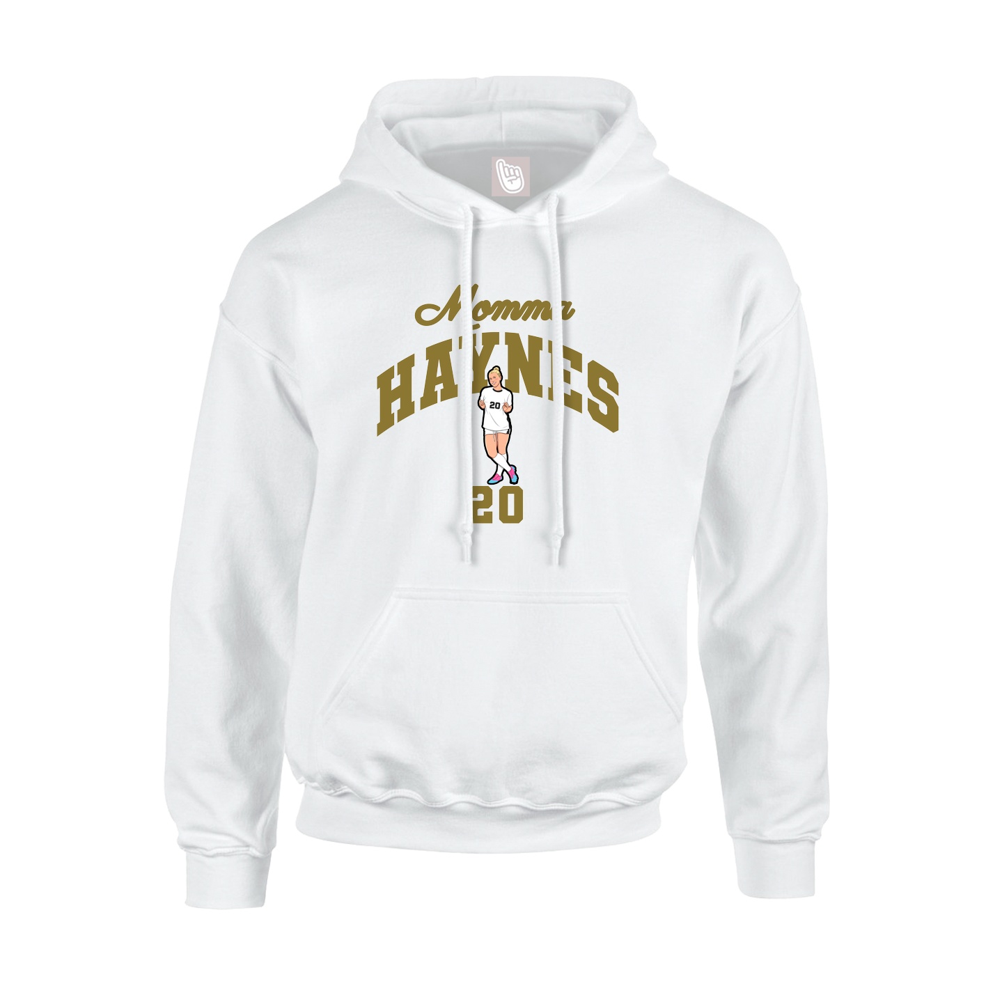 Youth Hoodie — Mothers Day Arch in White