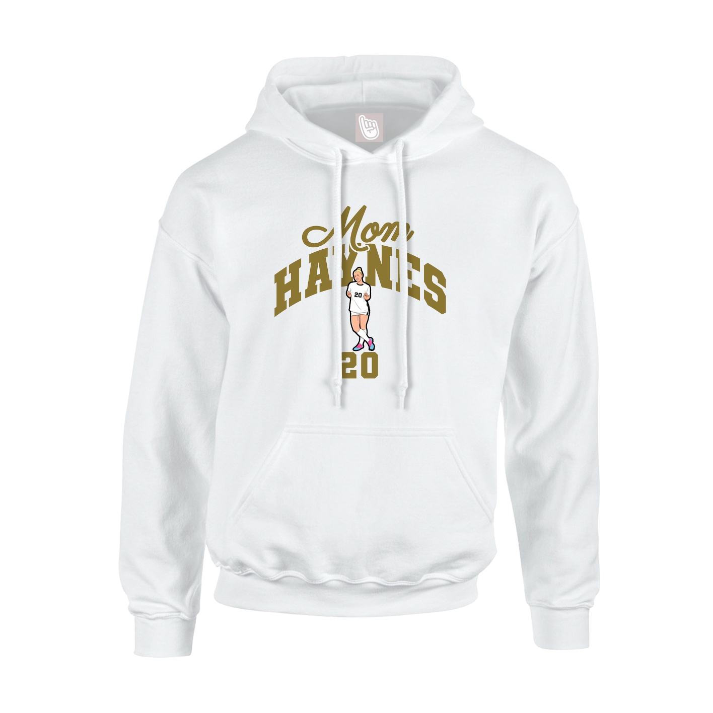 Hoodie — Mothers Day Arch in White