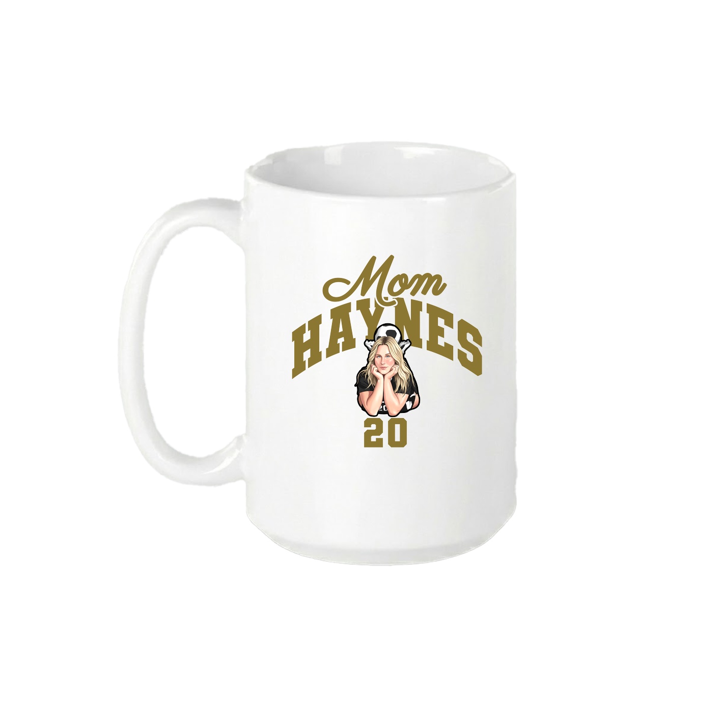 15oz Coffee Mug — Mothers Day Arch in White