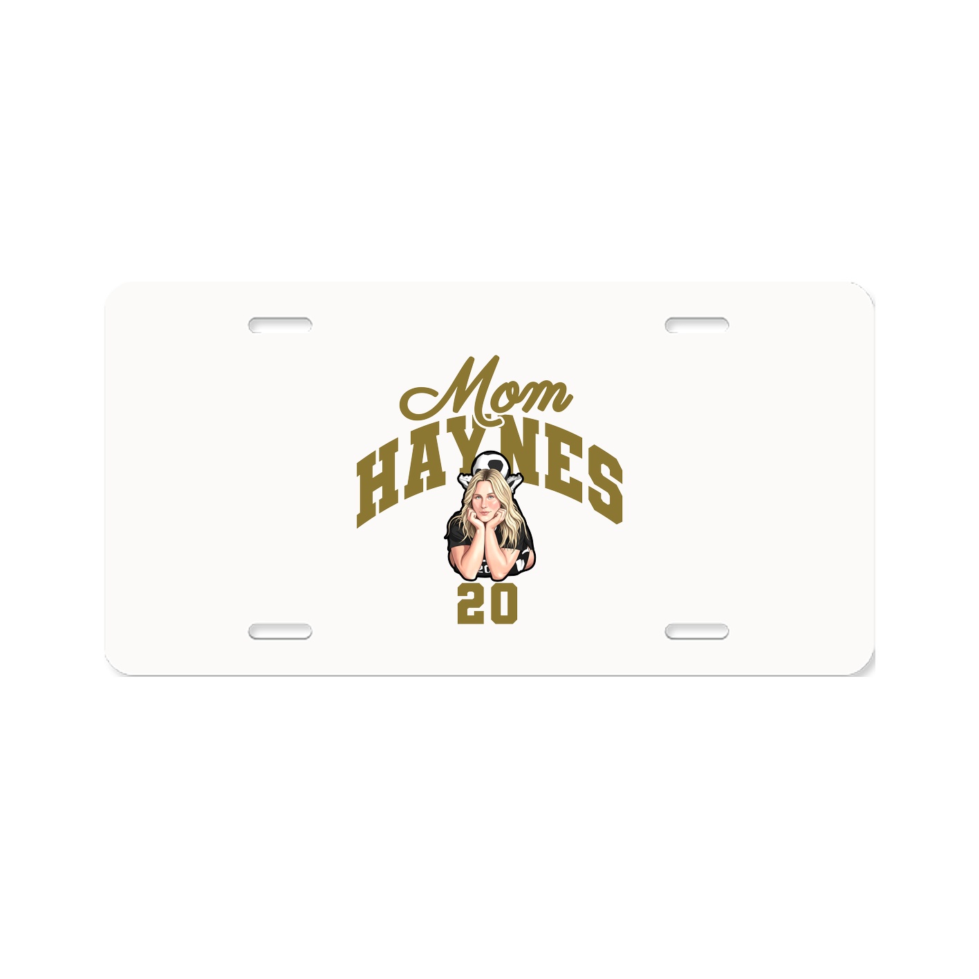 License Plate — Mothers Day Arch in Classic