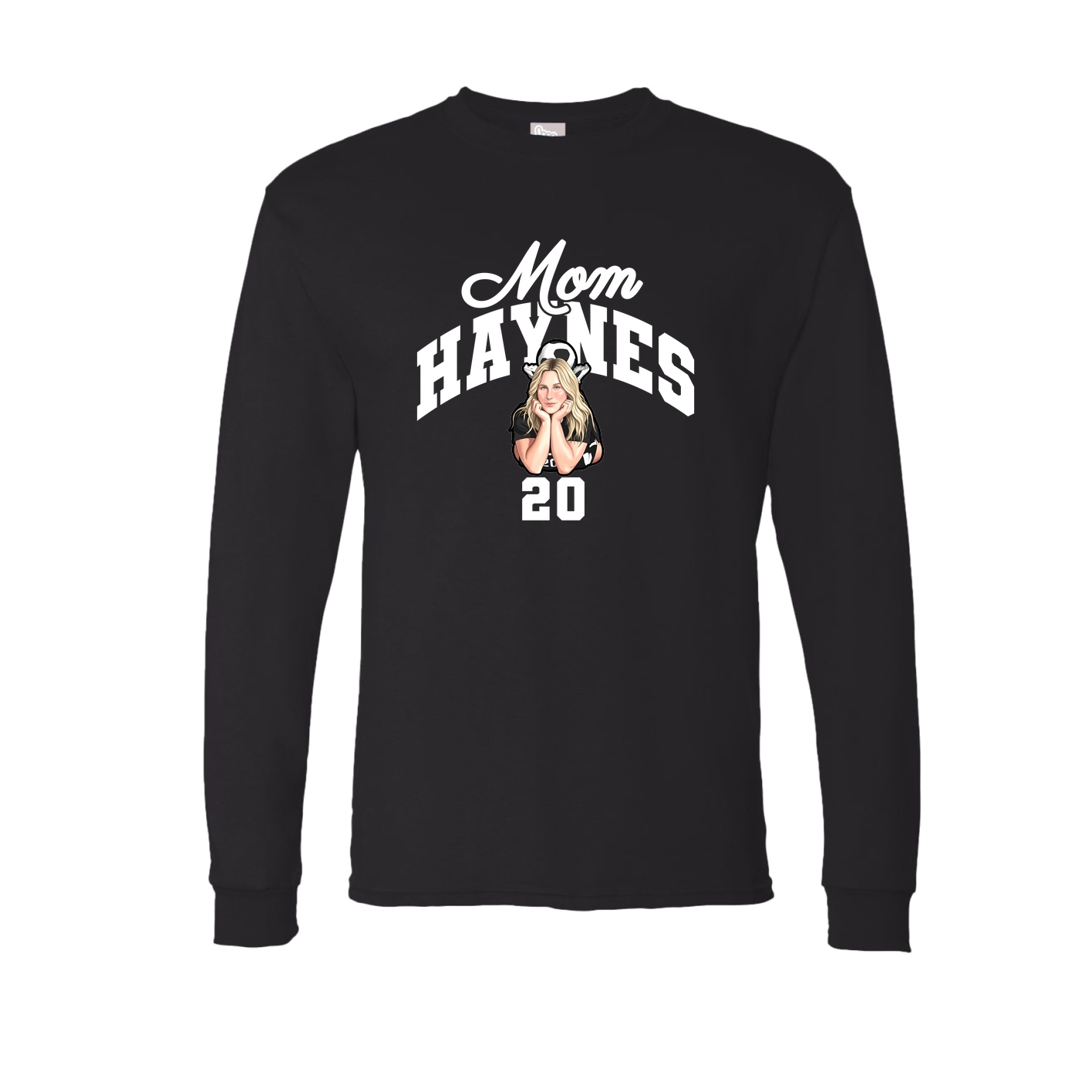 Long Sleeve Tee — Mothers Day Arch in Black