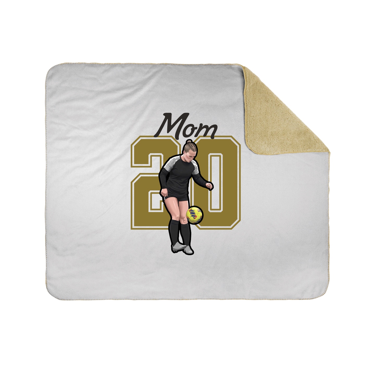 Throw Blanket — Mothers Day Shirsey in White