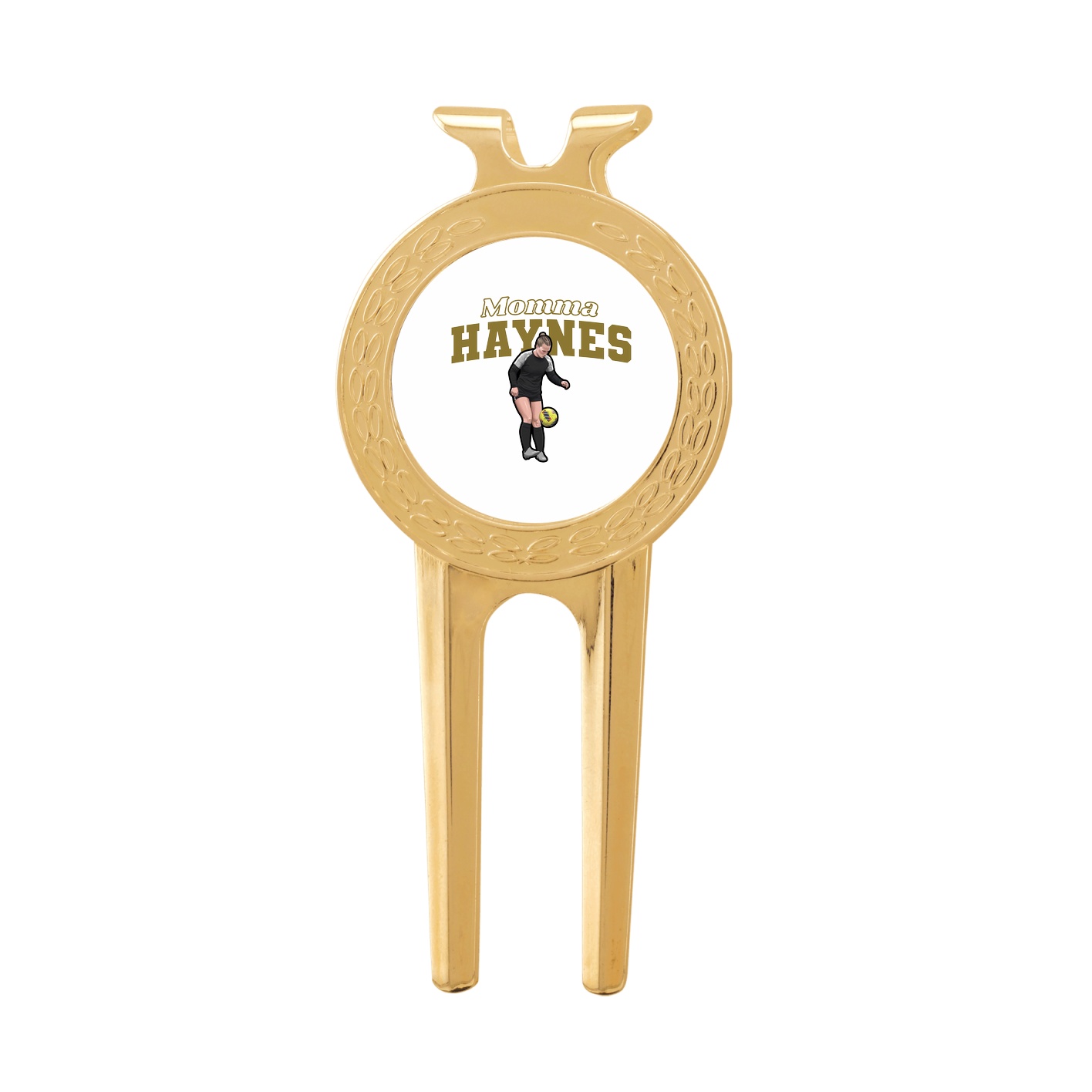 Divot Tool with Ball Marker — Mothers Day Block in Classic