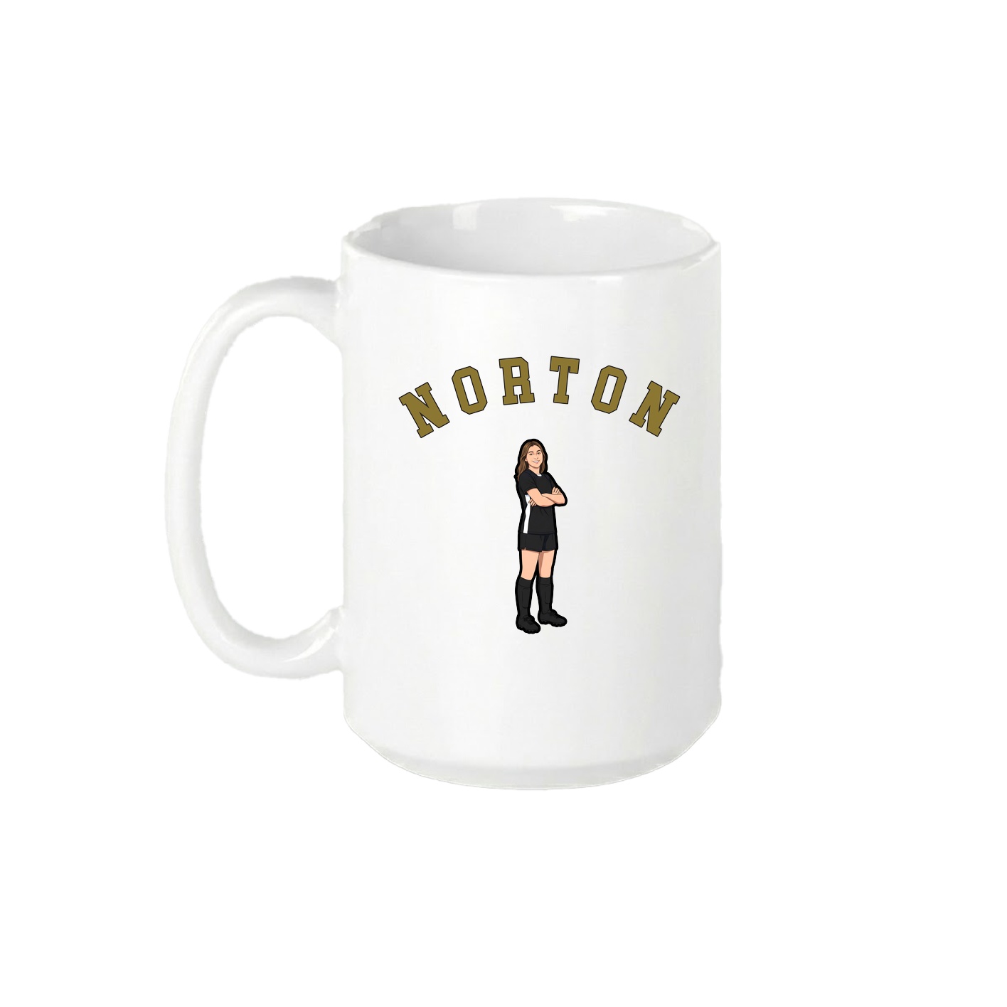15oz Coffee Mug — Shirsey Arch in White
