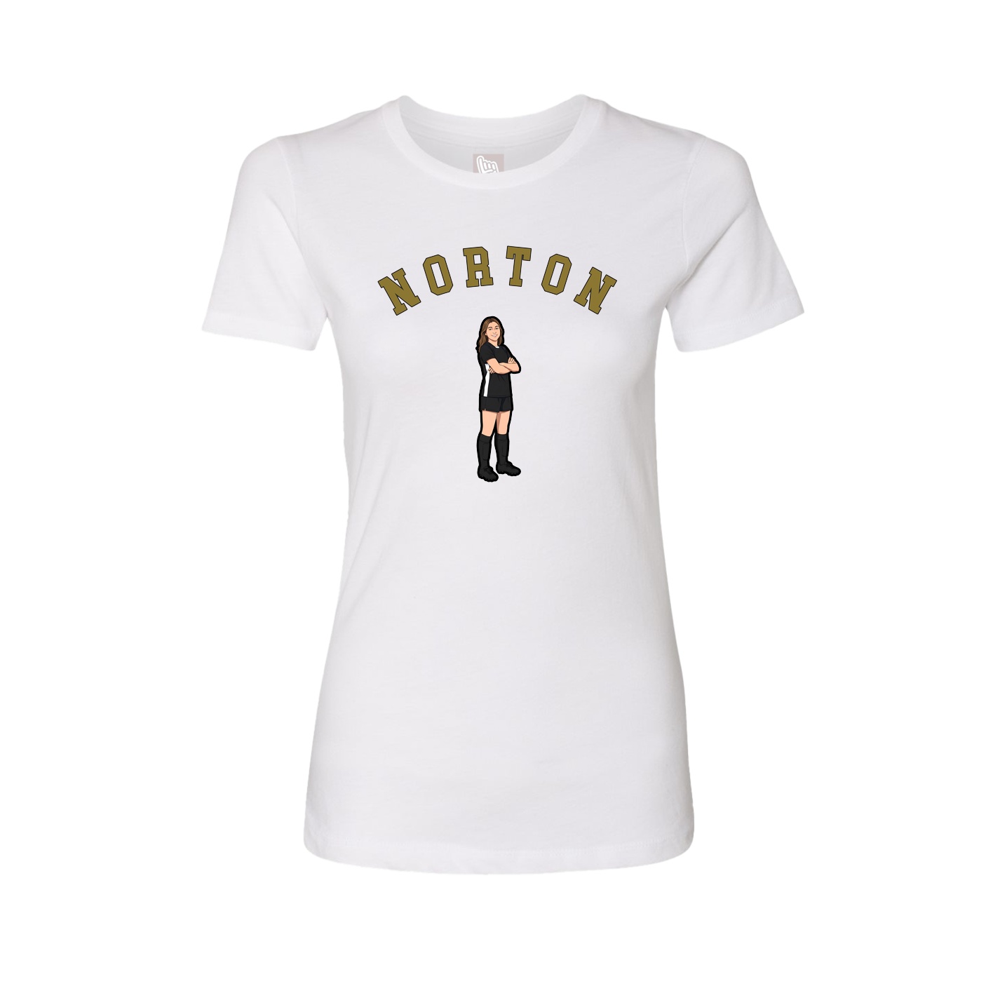 Womens Tee — Shirsey Arch in White