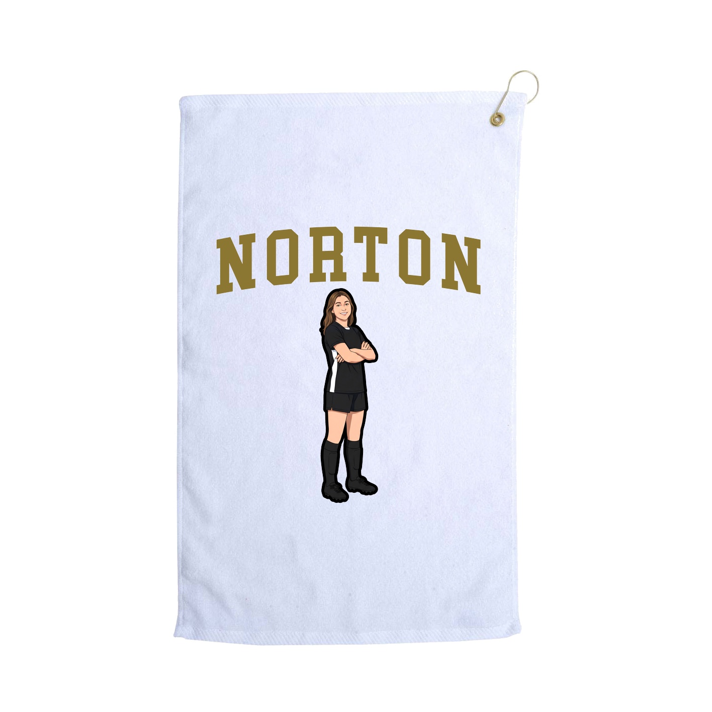 Golf Towel — Shirsey in White