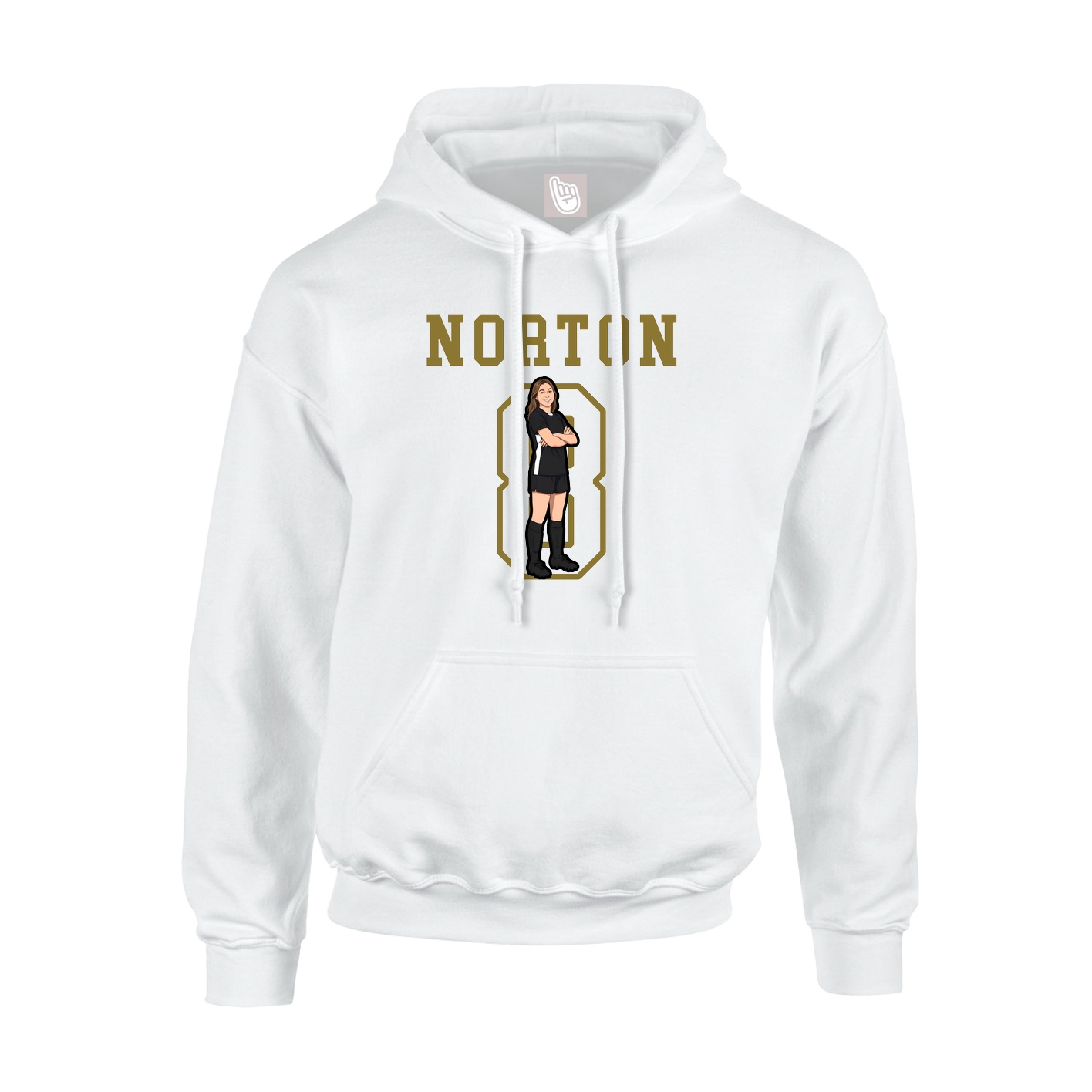 Youth Hoodie — Shirsey in White