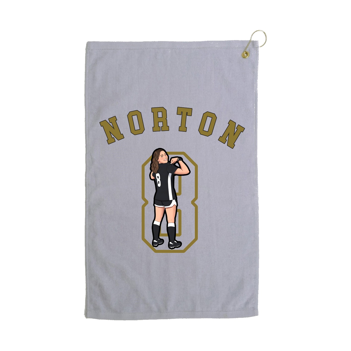 Golf Towel — Shirsey Arch in Grey